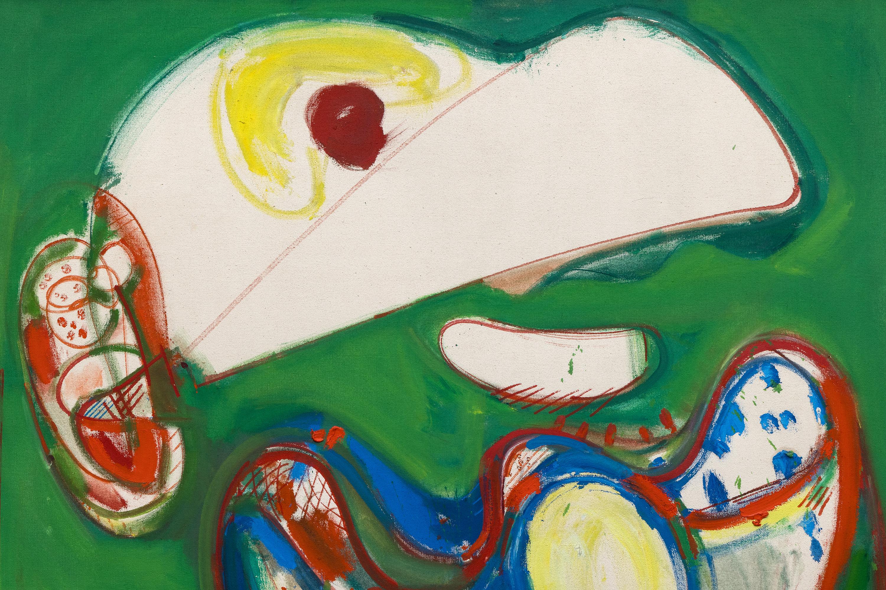 Baal - Abstract Painting Blu di Hans Hofmann