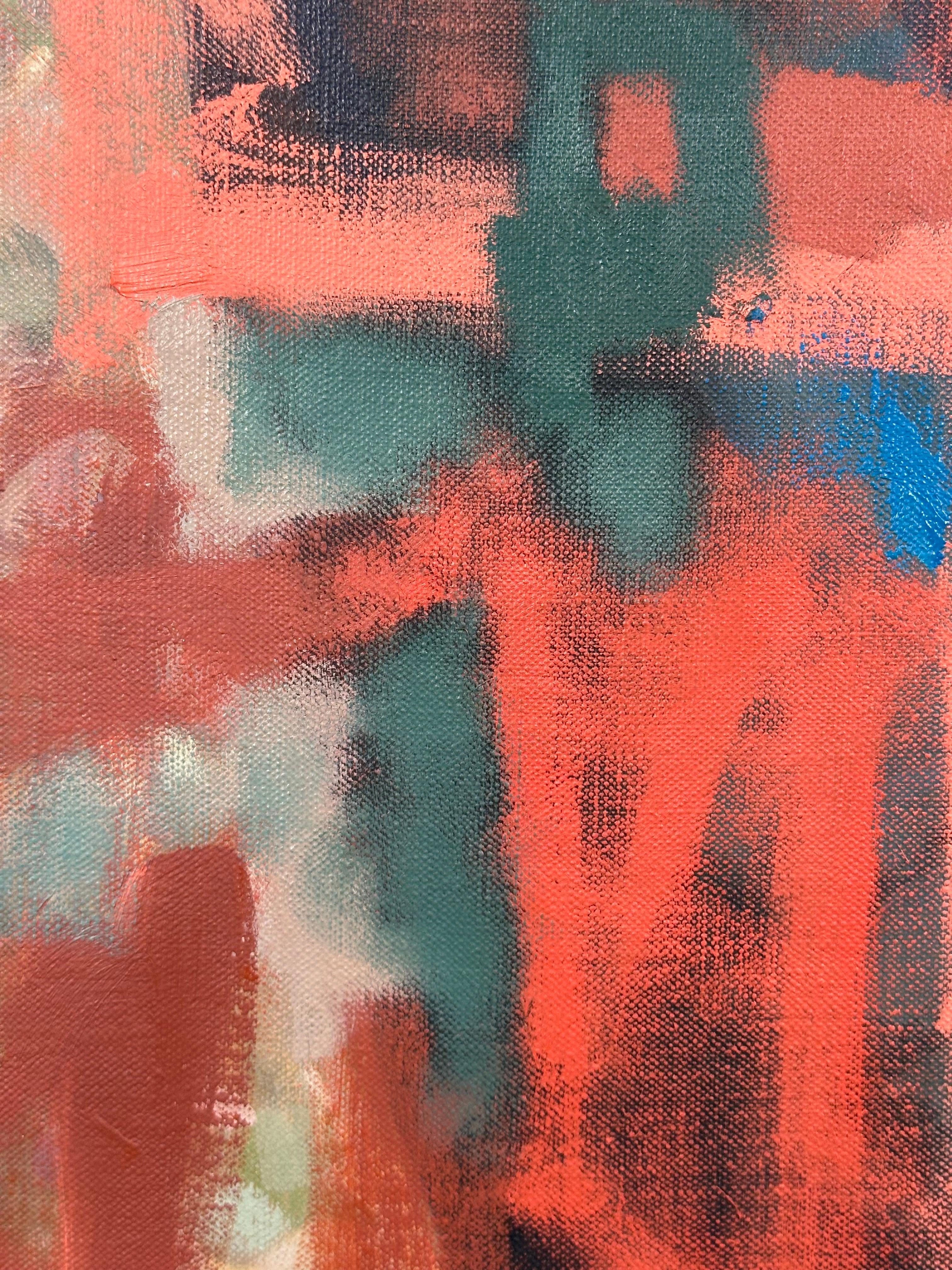 Chicago Untitled Abstract Expressionist oil painting For Sale 1