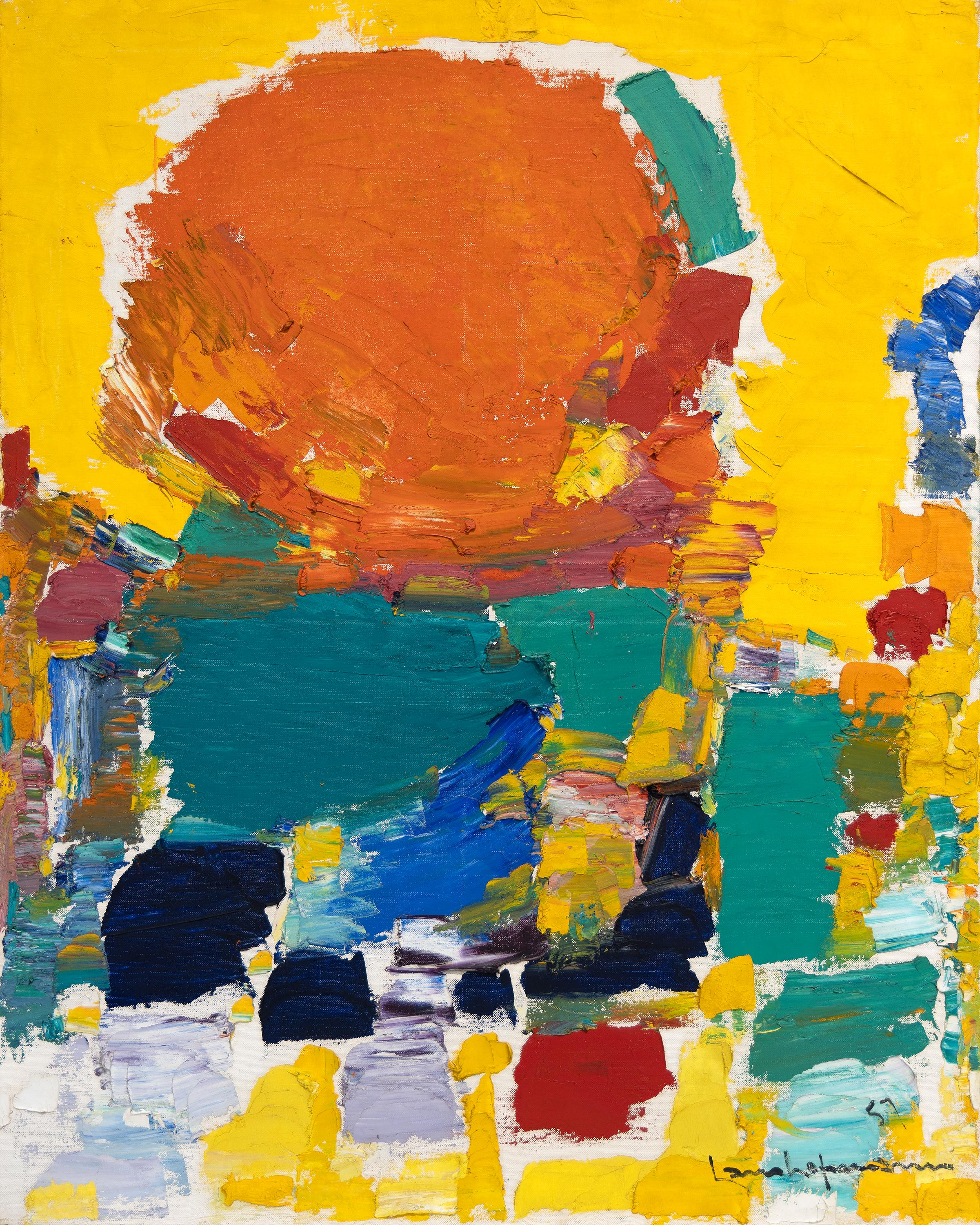 Hans Hofmann Abstract Painting - Setting Sun