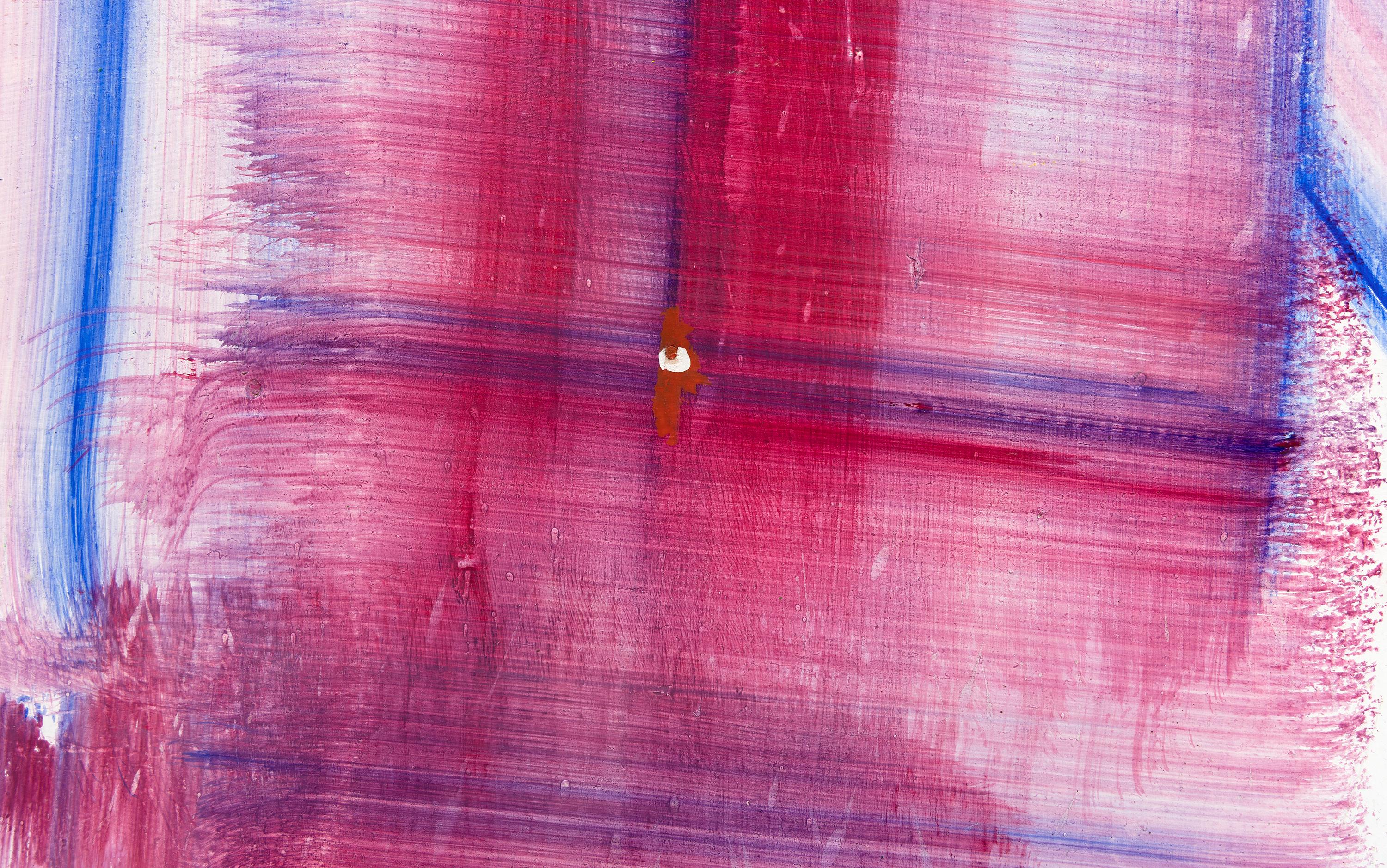 La scalata (P1267) - Abstract Painting Viola di Hans Hofmann