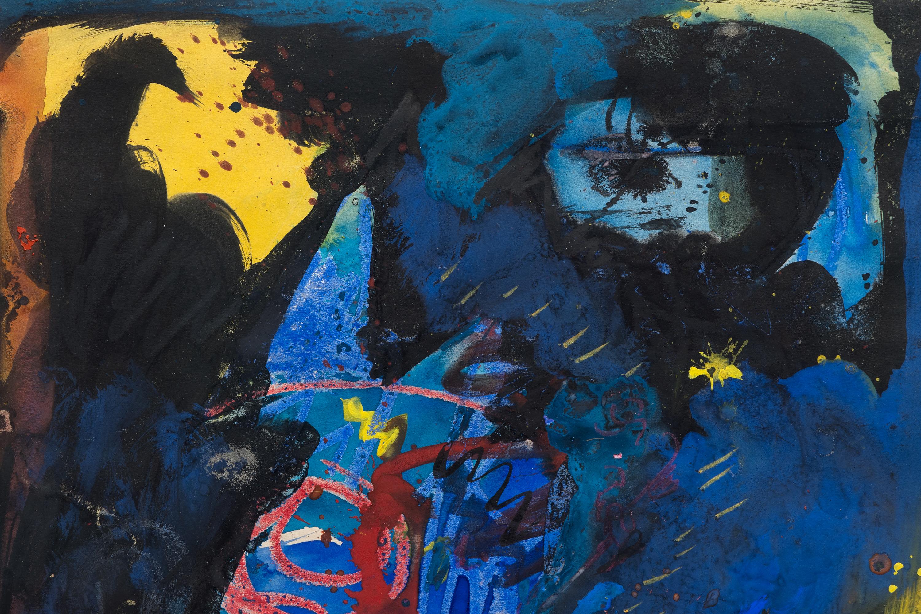 L'indiano - Abstract Painting Nero di Hans Hofmann