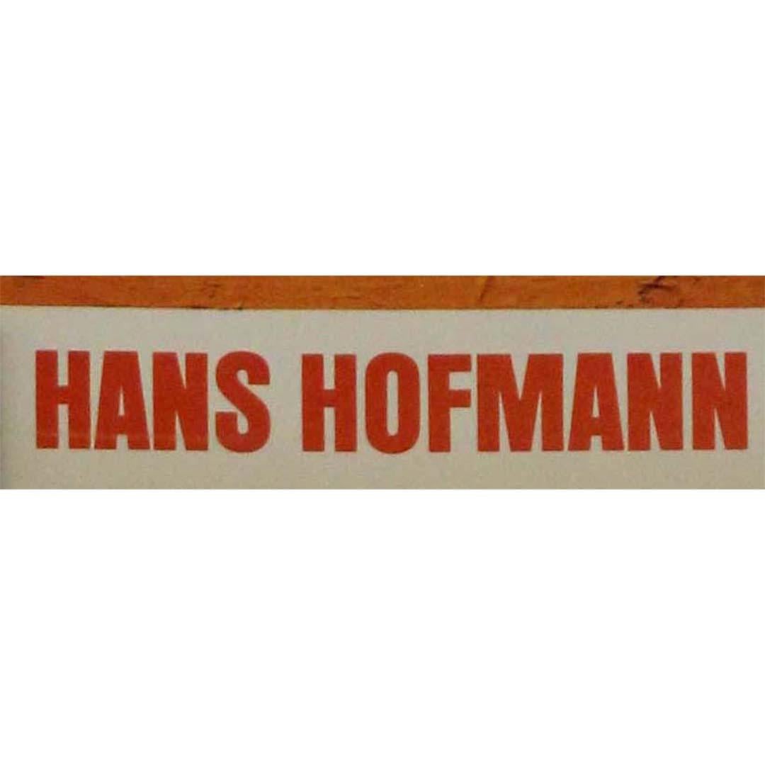 1967 original exhibition poster for Hans Hofmann's at the André Emmerich Gallery For Sale 2