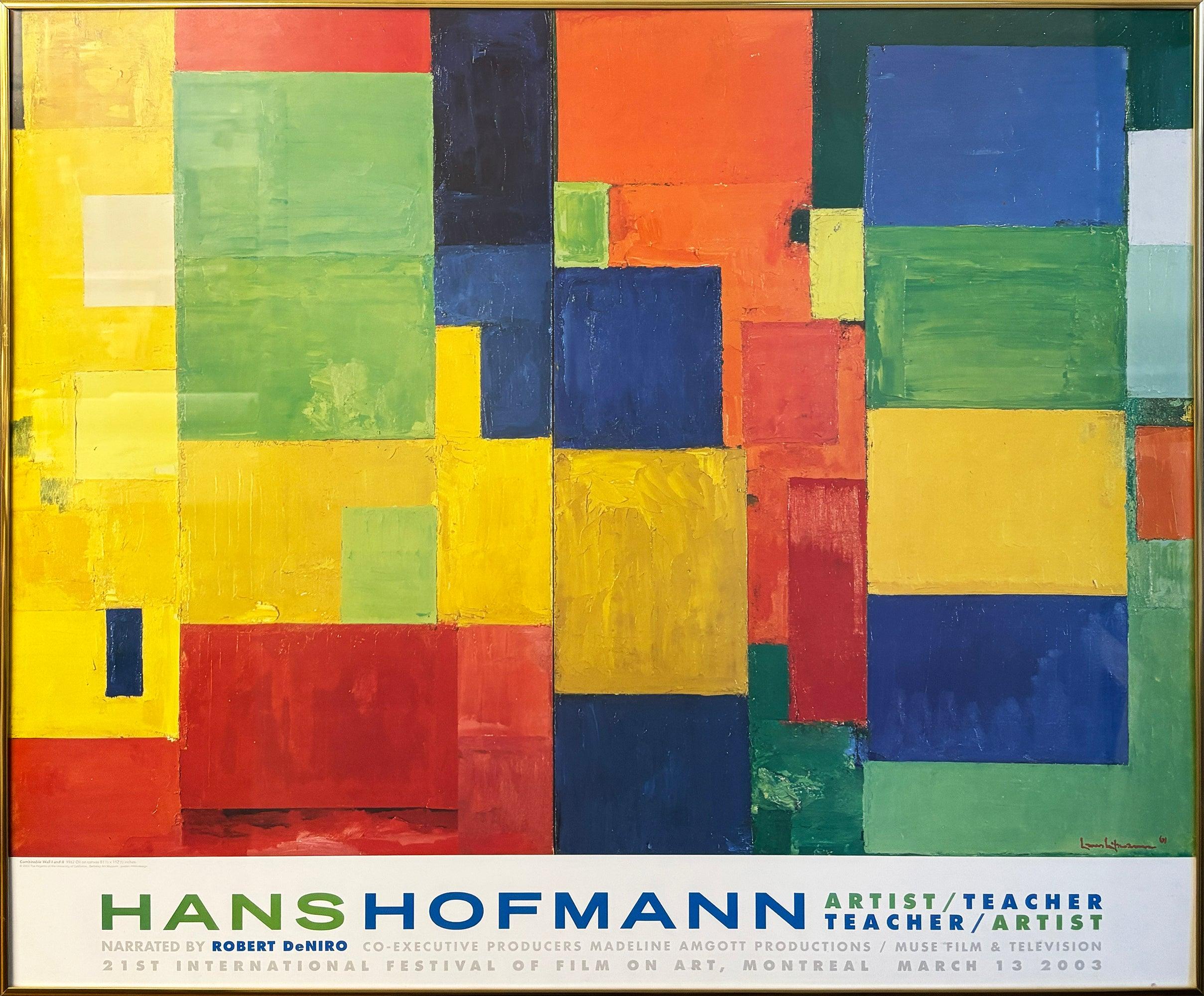 Affiche Combinable Wall I et II, expressionnisme abstrait, 2003, encadrée - Print de Hans Hofmann
