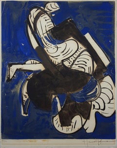 Composition in Blue