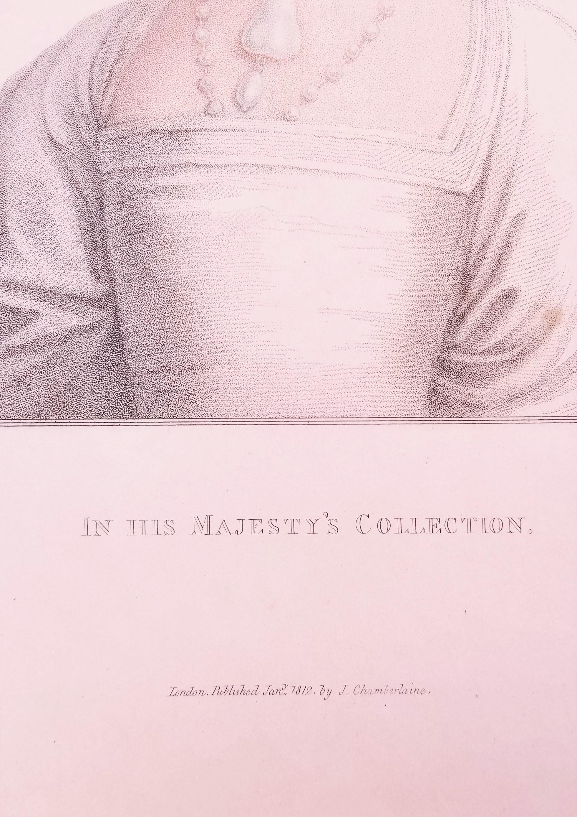 Set of Four Stipple Engravings from 