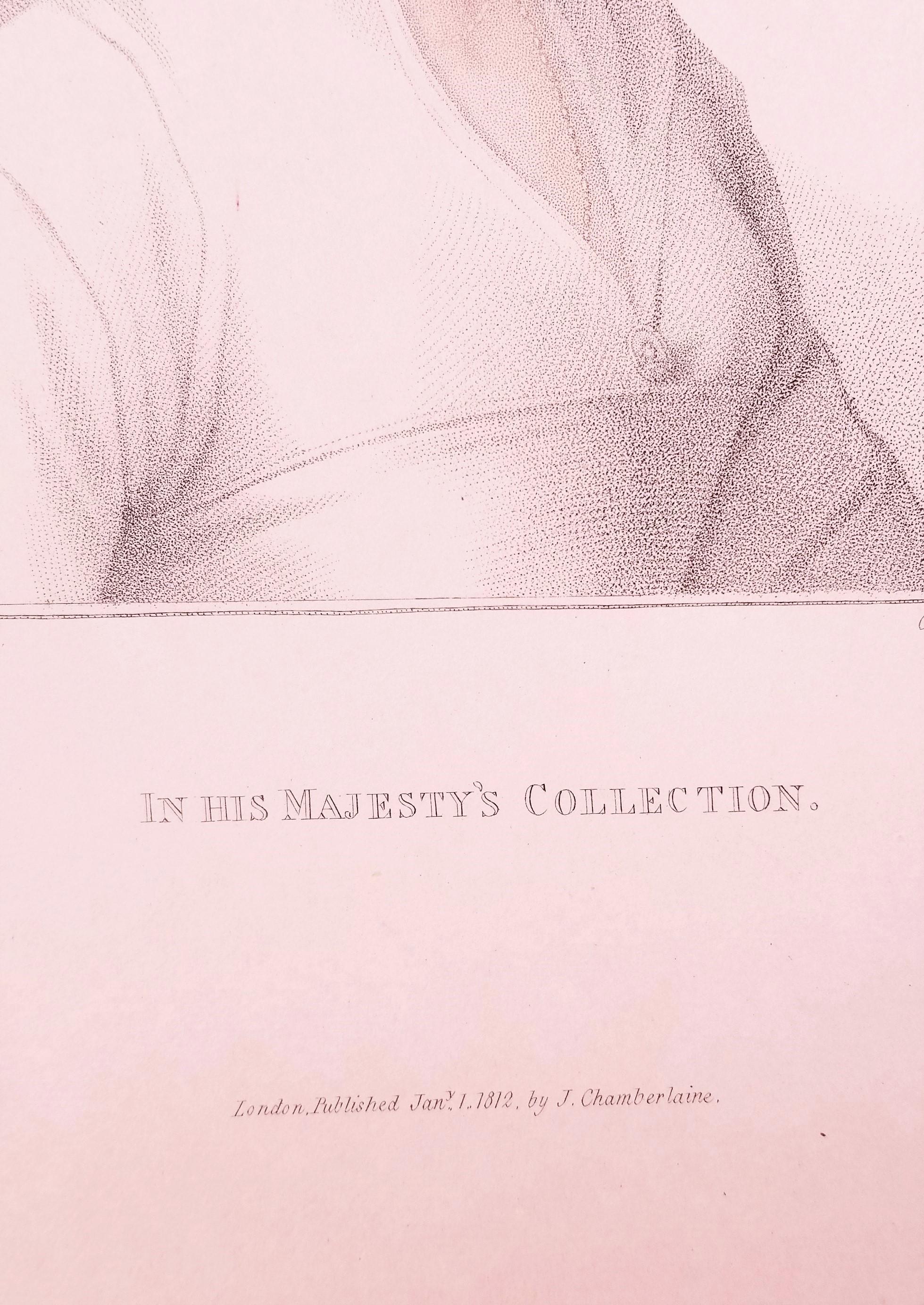 Set of Four Stipple Engravings from 