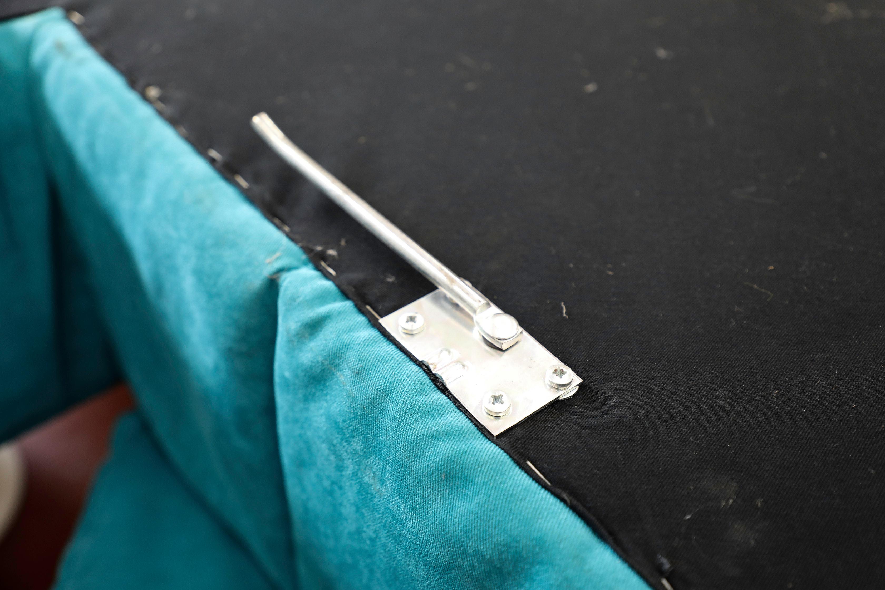 Canapé modulaire bleu 