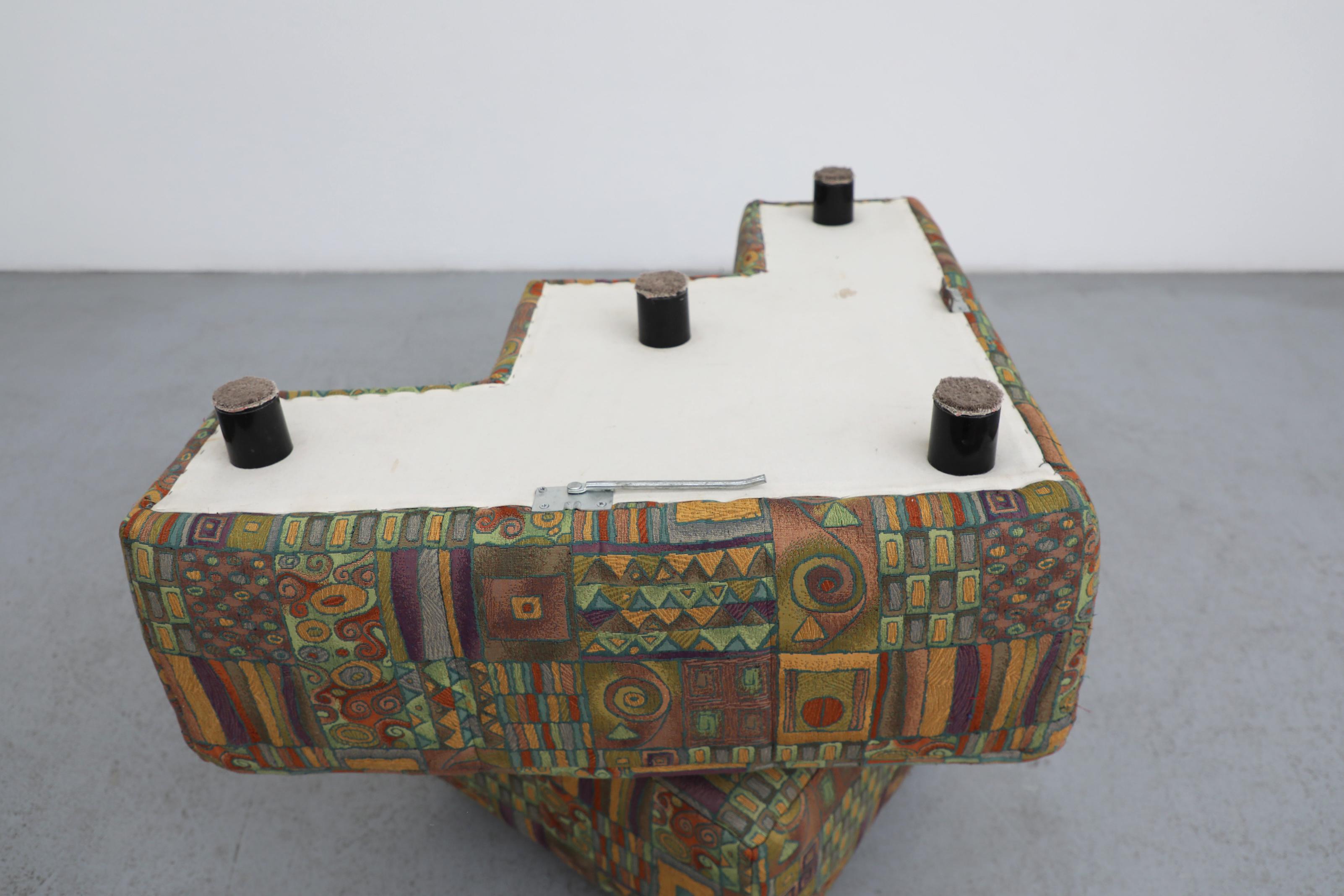 Hans Hopfer Castell Modular Ottoman Set for Wiener Werkstätte, Multicolor For Sale 8