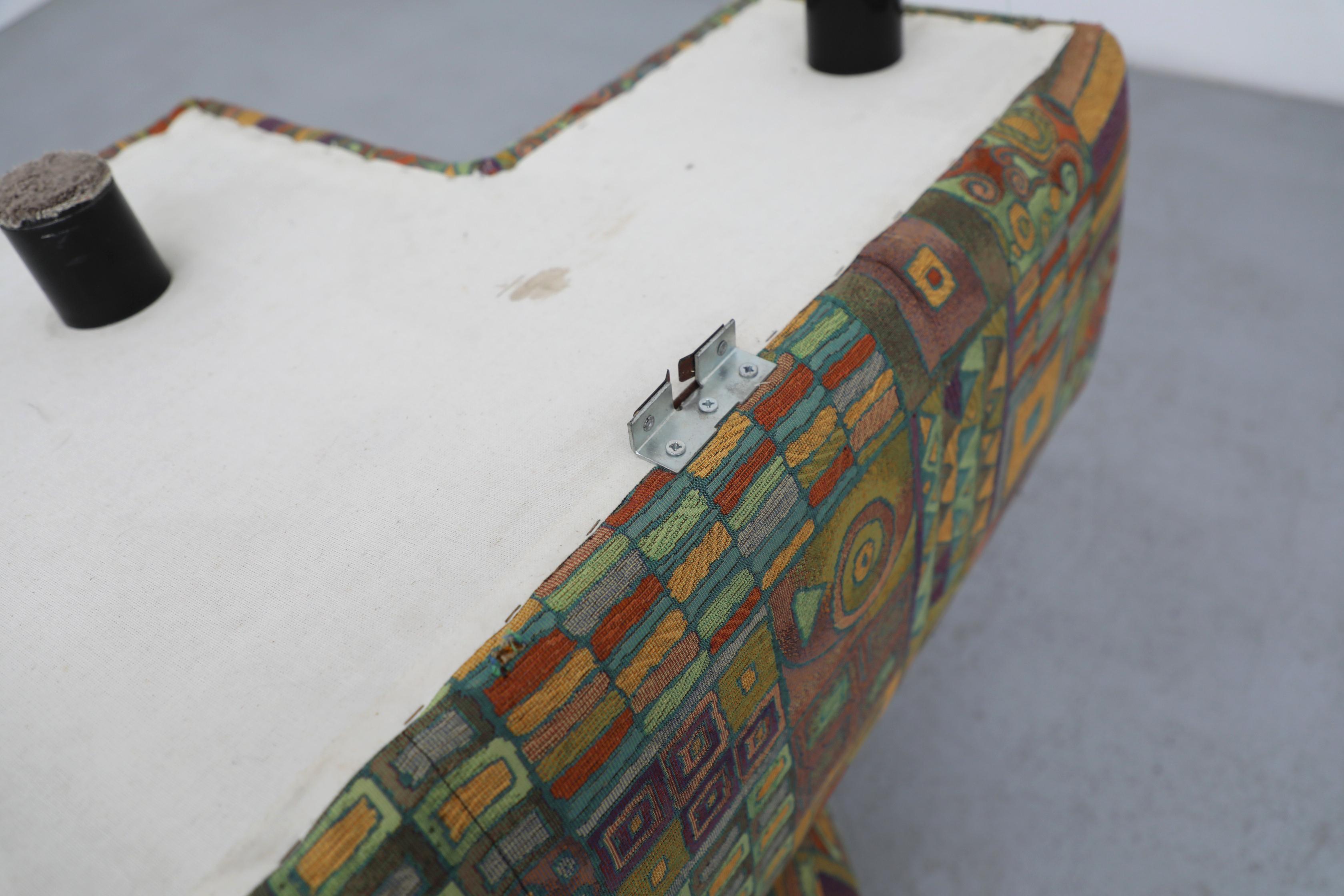 Hans Hopfer Castell Modular Ottoman Set for Wiener Werkstätte, Multicolor For Sale 9