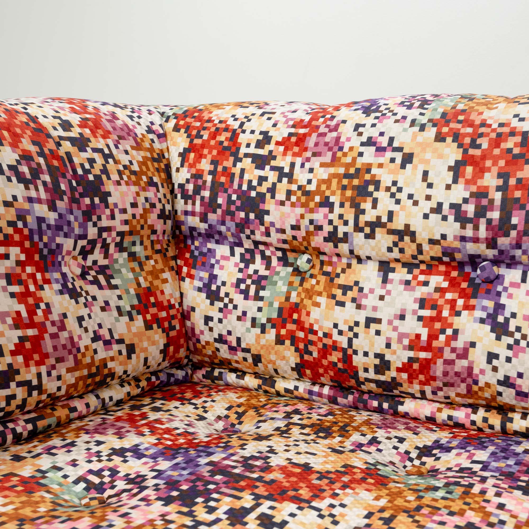 Hans Hopfer for Roche Bobois Mah-Jong 18 pieces Sectional Sofa in Missoni Fabric 5