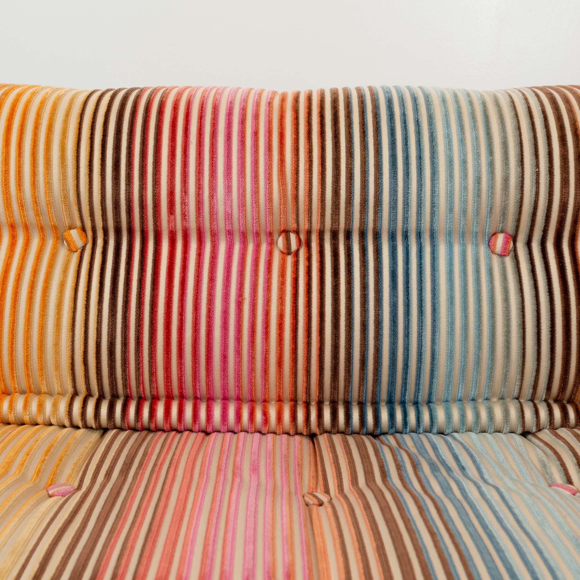 Hans Hopfer for Roche Bobois Mah-Jong 18 pieces Sectional Sofa in Missoni Fabric 9
