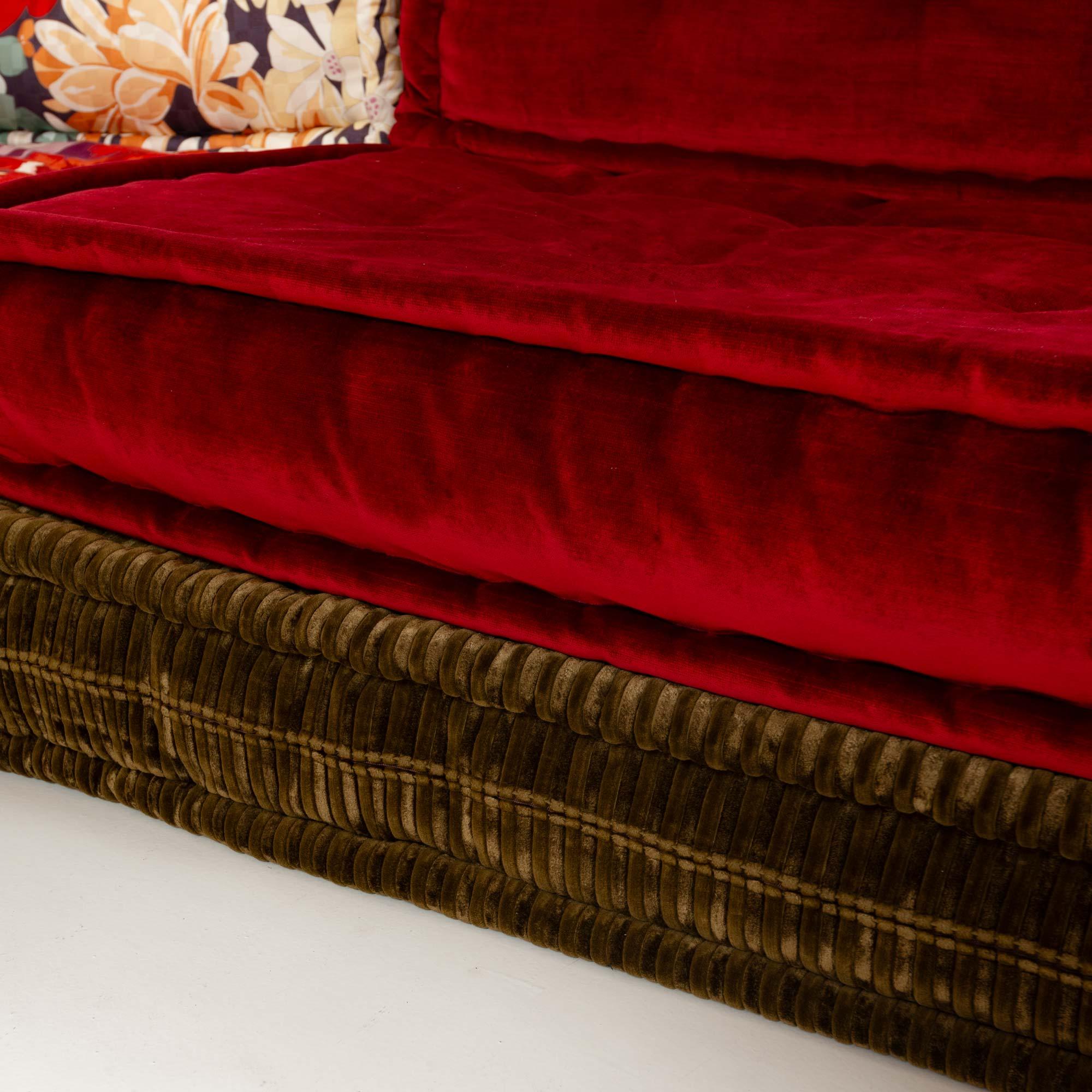 Hans Hopfer for Roche Bobois Mah-Jong 18 pieces Sectional Sofa in Missoni Fabric 13