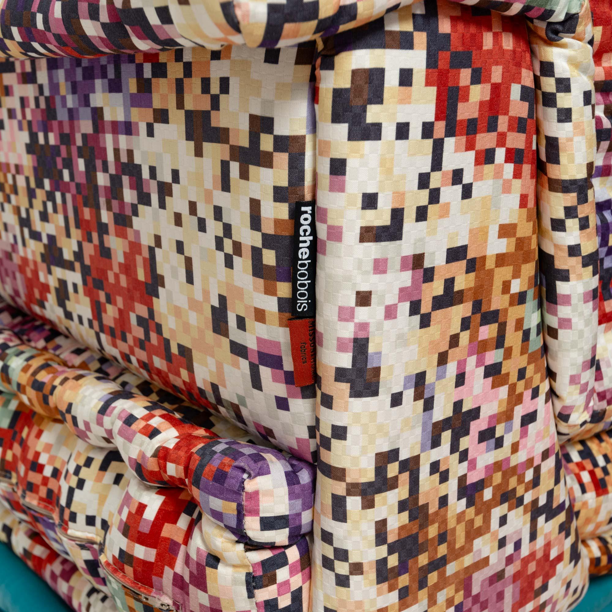 Hans Hopfer for Roche Bobois Mah-Jong 18 pieces Sectional Sofa in Missoni Fabric 14