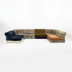 Hans Hopfer for Roche Bobois Mah-Jong 18 pieces Sofa in Kenzo Takada Fabric
