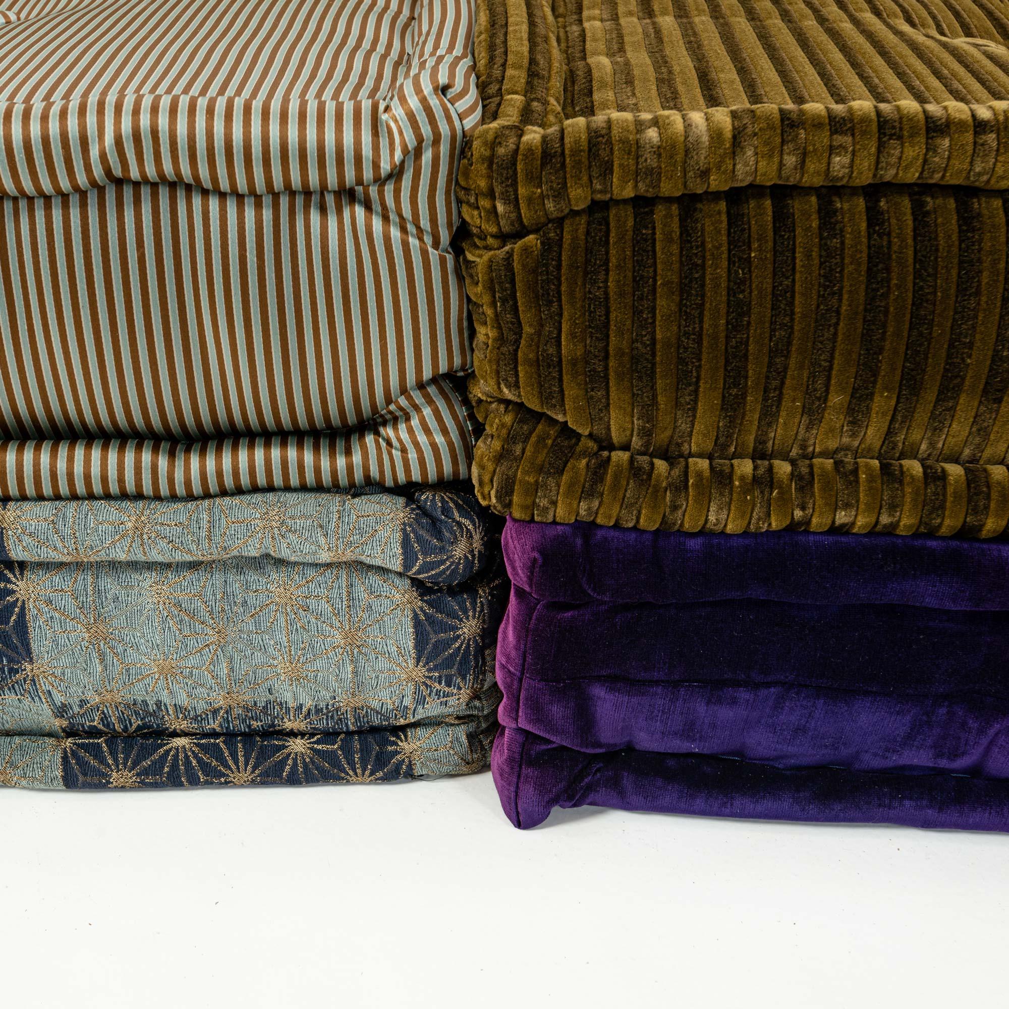 Hans Hopfer for Roche Bobois Mah-Jong 18 pieces Sofa in Kenzo Takada Fabric 3