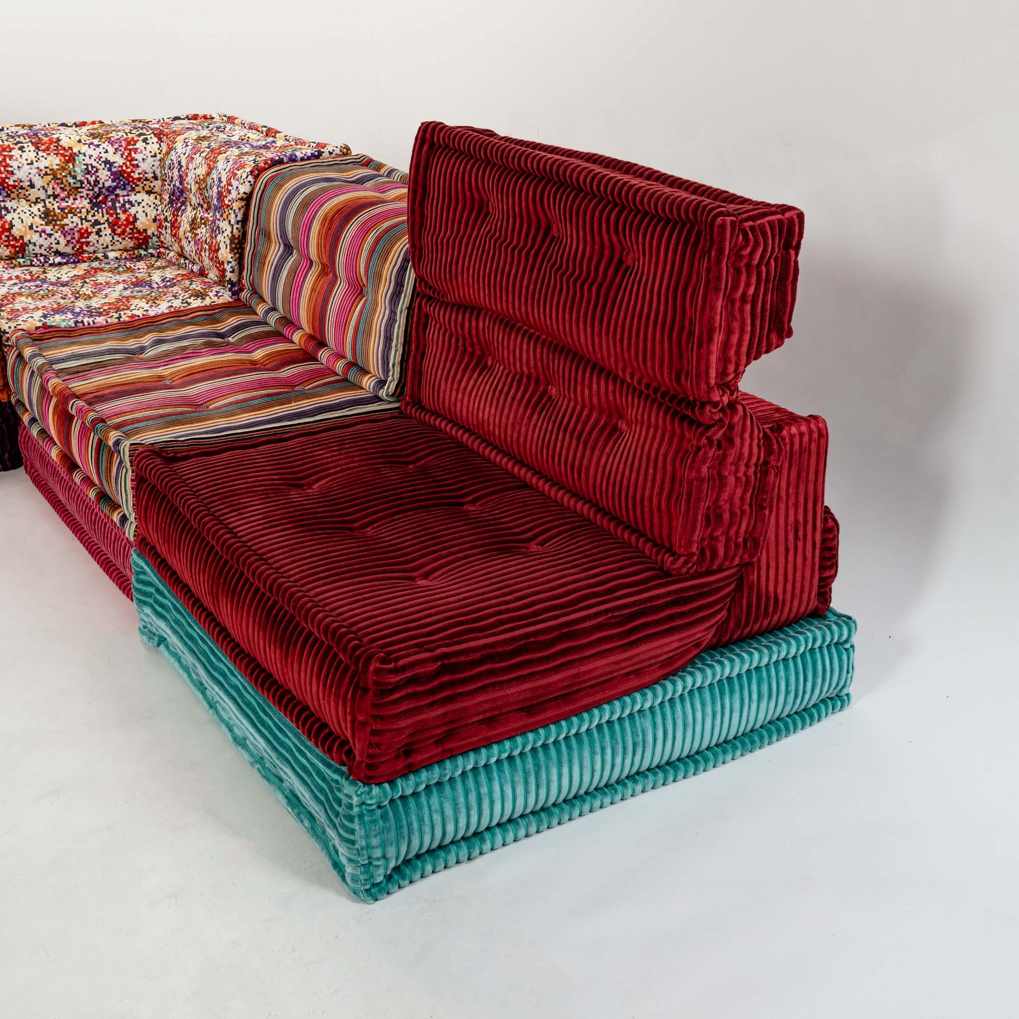 Hans Hopfer for Roche Bobois Mah-Jong 24 pieces Sectional Sofa in Missoni Fabric 10