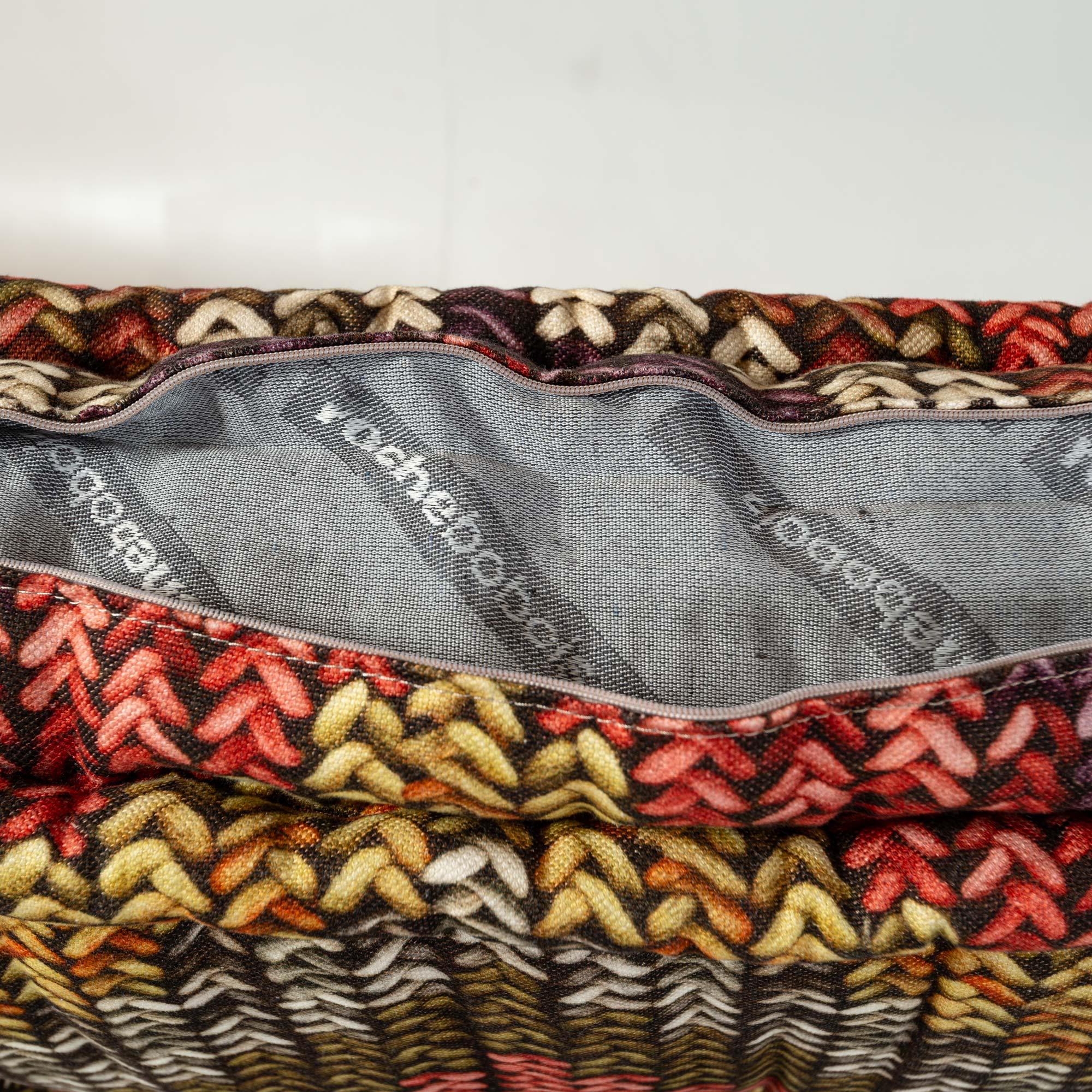 Sofá Mah-Jong de Hans Hopfer para Roche Bobois en tela de Missoni y Kenzo en venta 10