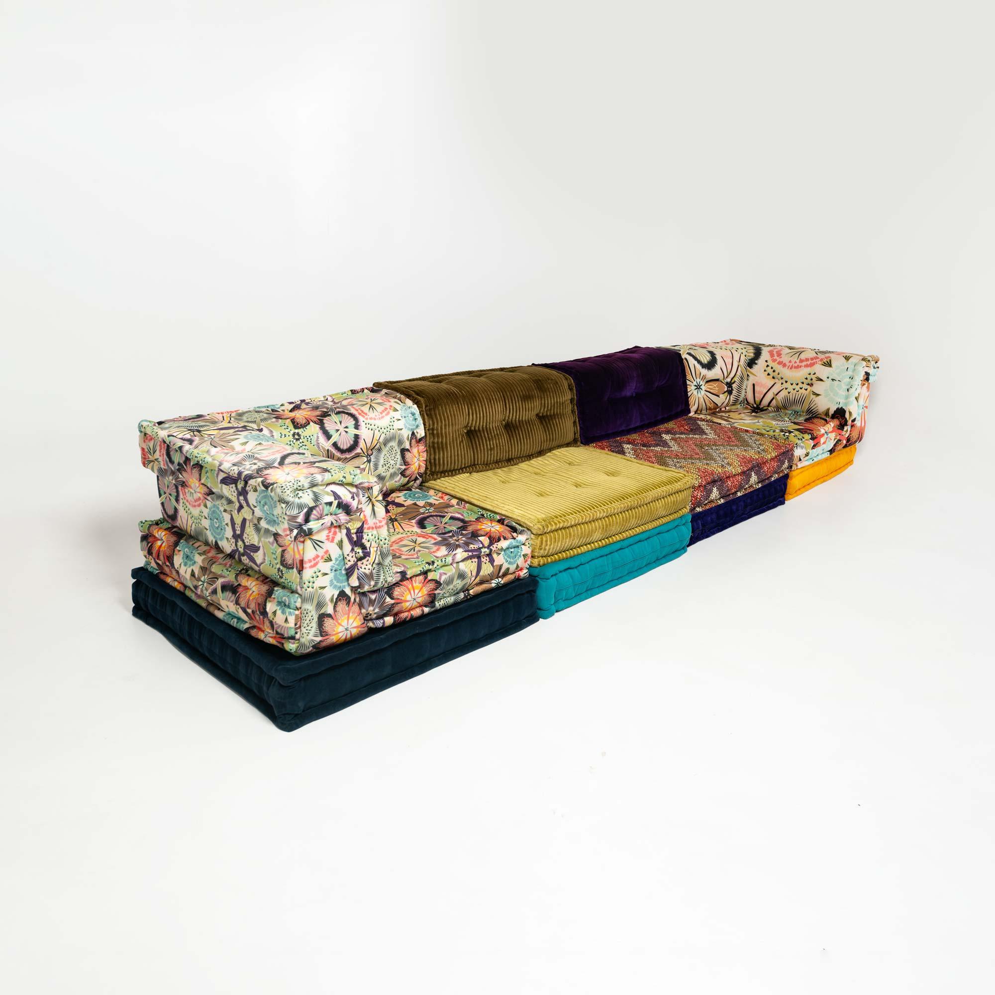 Sofá Mah-Jong de Hans Hopfer para Roche Bobois en tela de Missoni y Kenzo en Bueno estado para la venta en Seattle, WA