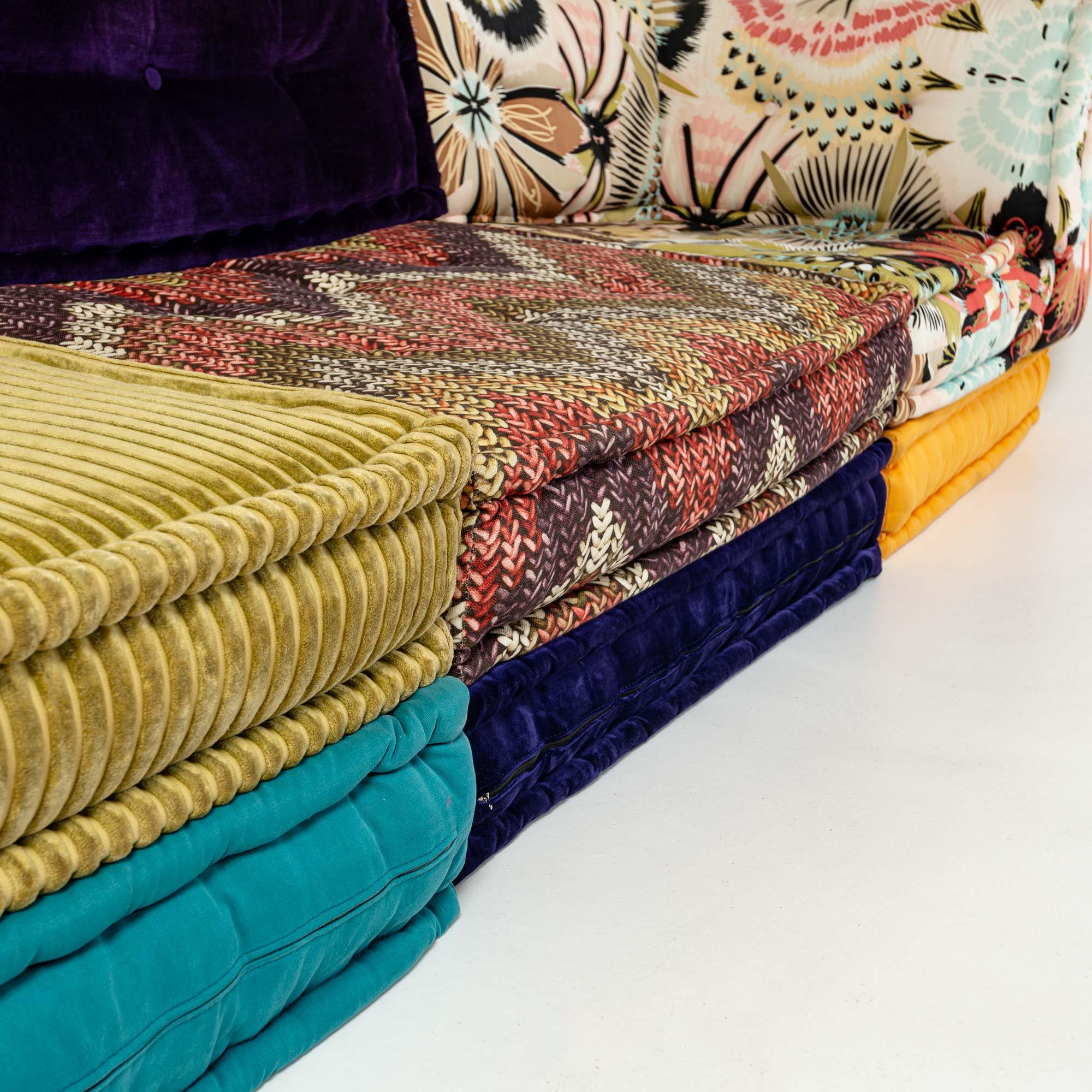 Sofá Mah-Jong de Hans Hopfer para Roche Bobois en tela de Missoni y Kenzo en venta 1