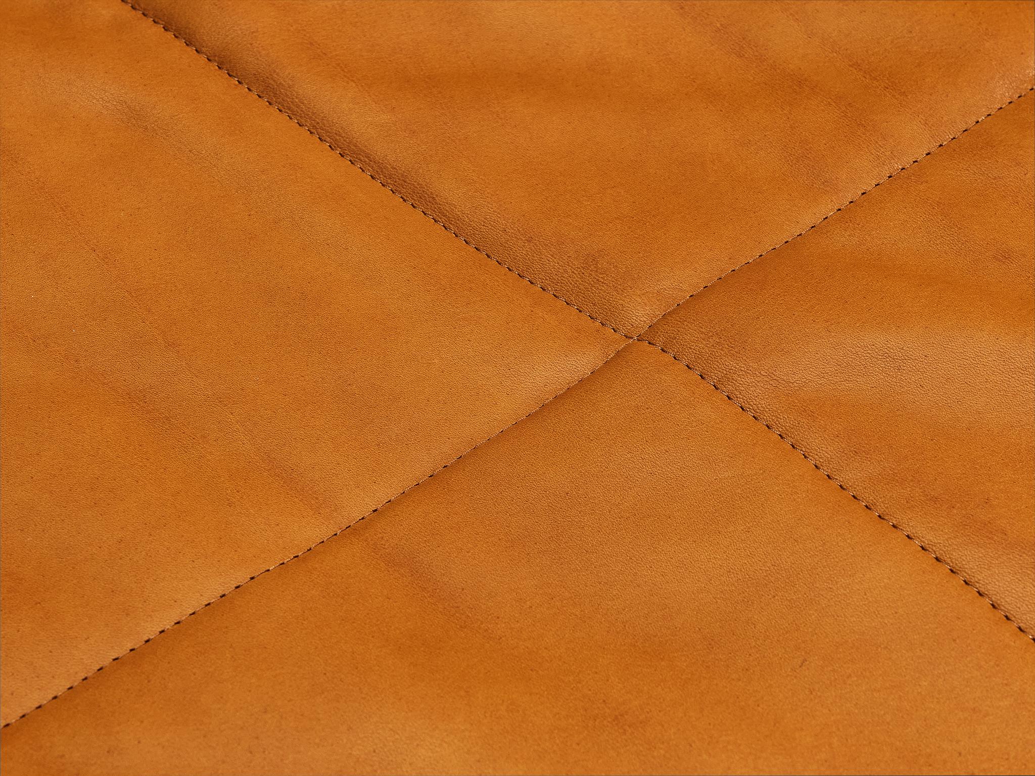 Hans Hopfer für Wiener Werkstätte Castell Sessel in Cognac Leder im Angebot 2