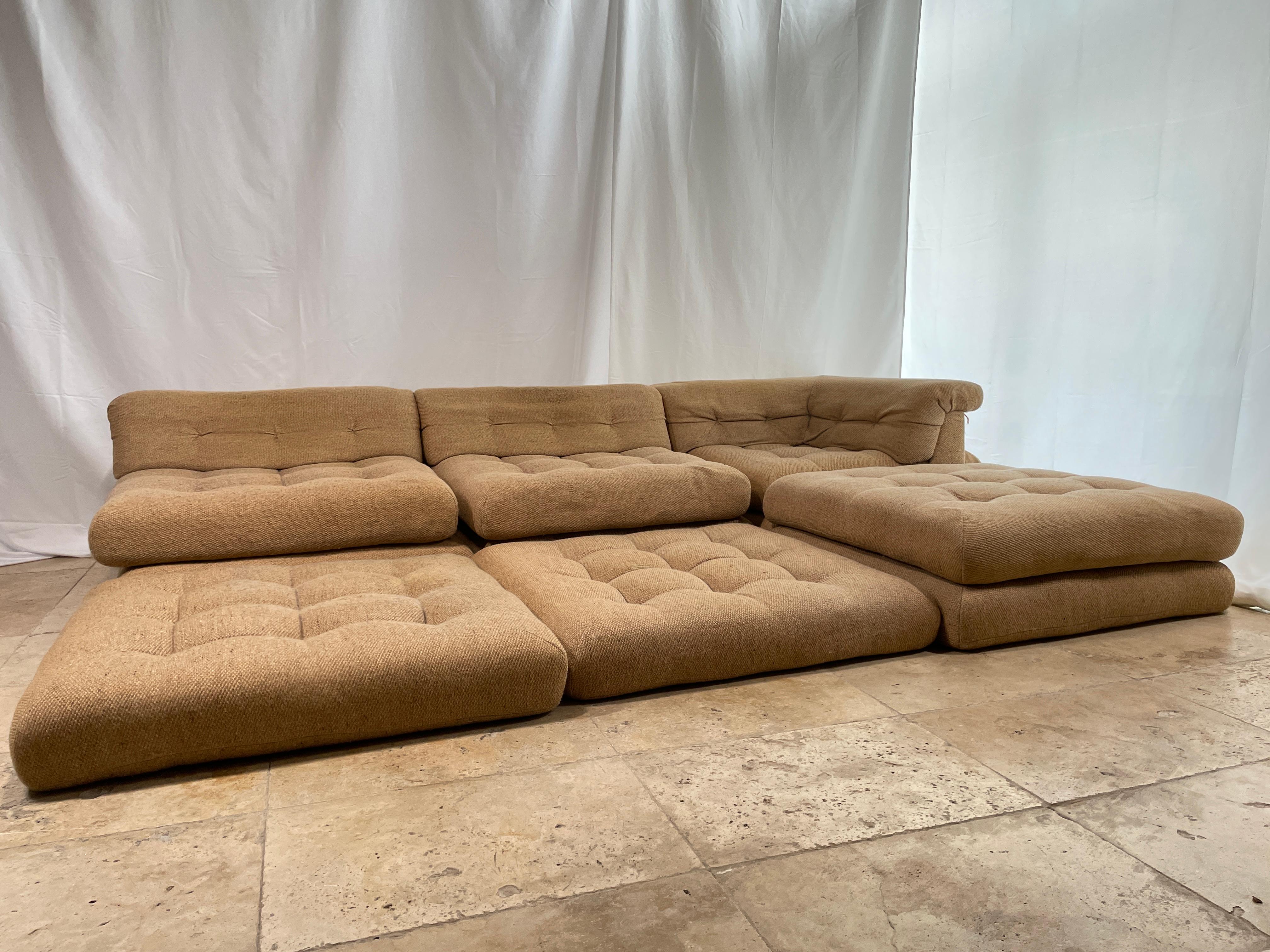 Late 20th Century Hans Hopfer Mah-Jong 13 Pieces First Edition Sofa from 1971