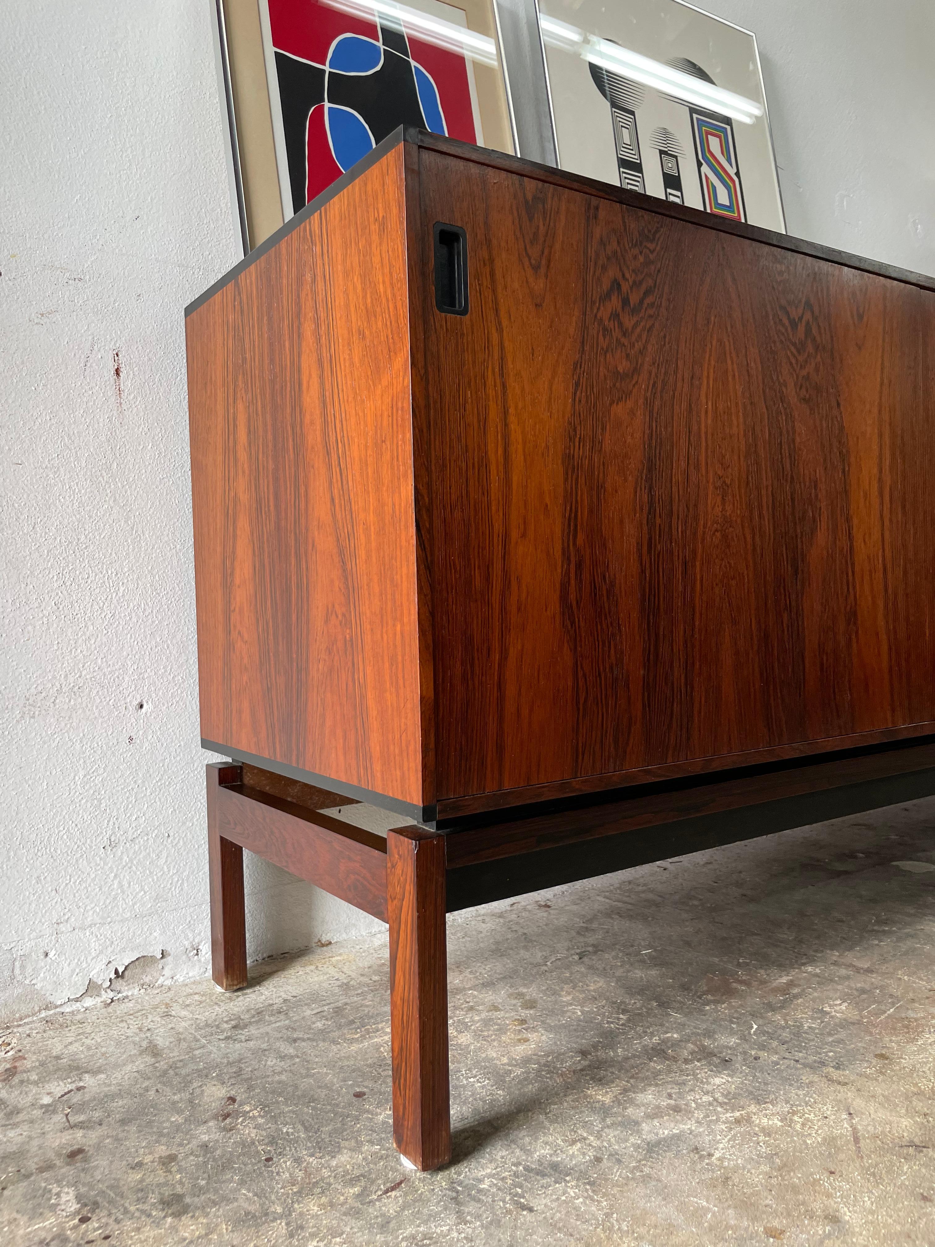 Hans Hove and Palle Petersen Rosewood Credenza Danish Mid-Century Modern 6