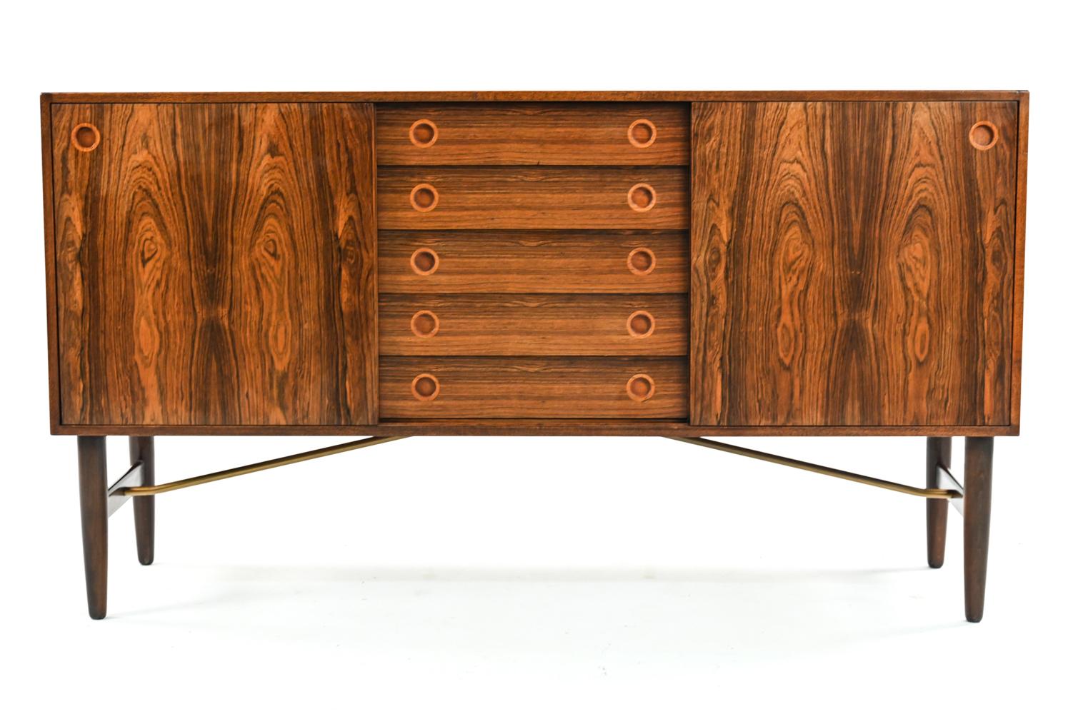 Mid-Century Modern Hans Hove & Palle Petersen Danish Mid-Century Rosewood Sideboard