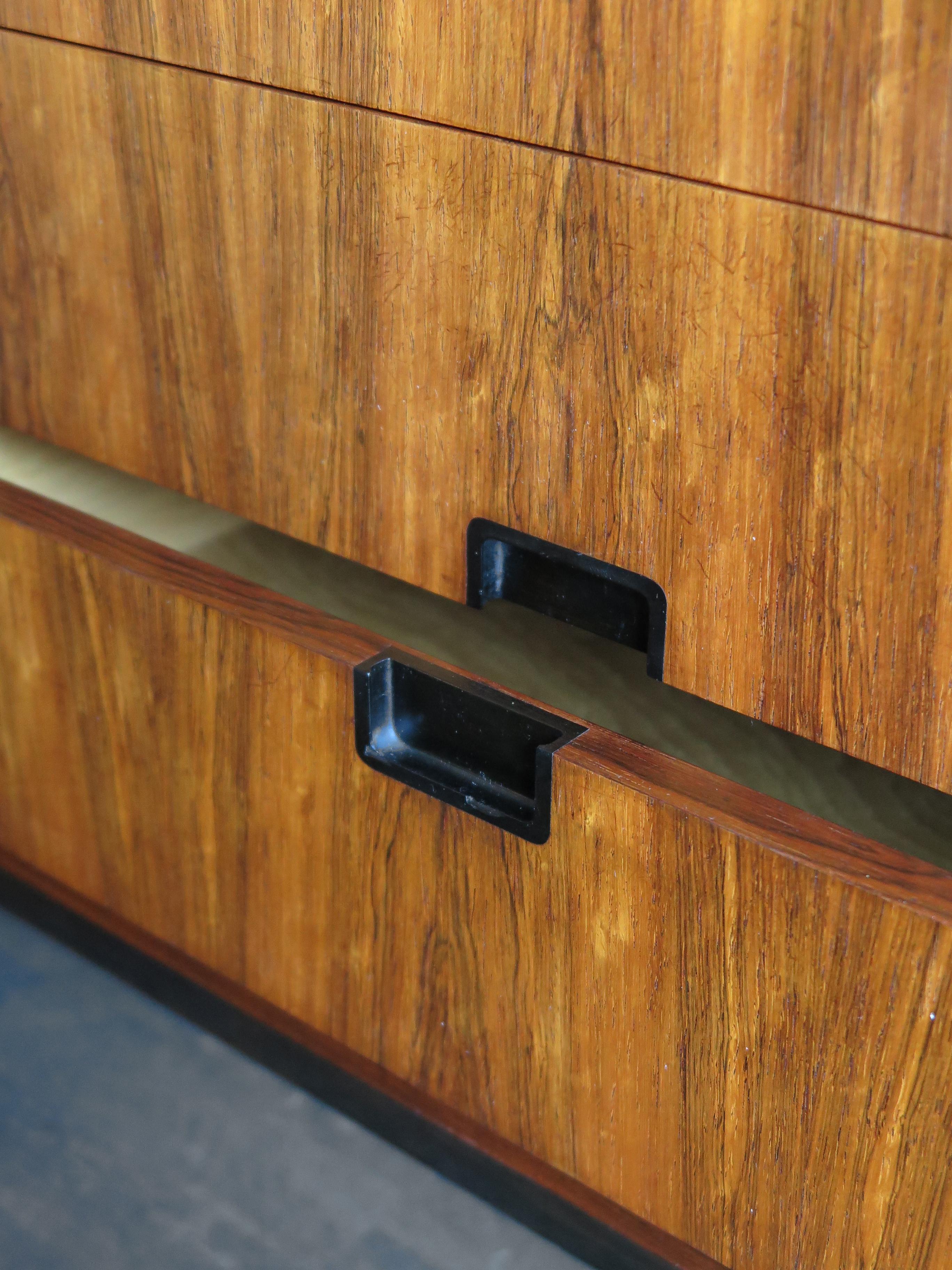 Hans Hove & Palle Petersen Scandinavian Dark Wood Midcentury Sideboard, 1960s 3