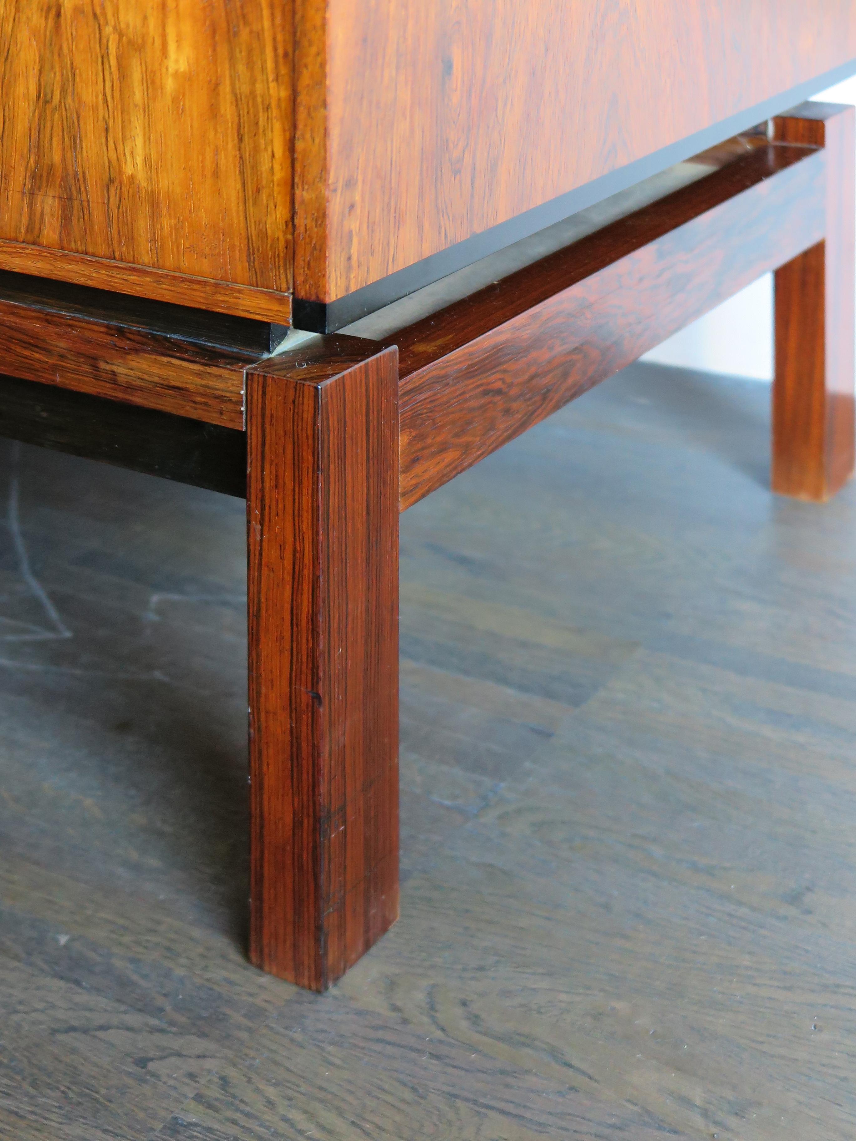 Hans Hove & Palle Petersen Scandinavian Dark Wood Midcentury Sideboard, 1960s 5