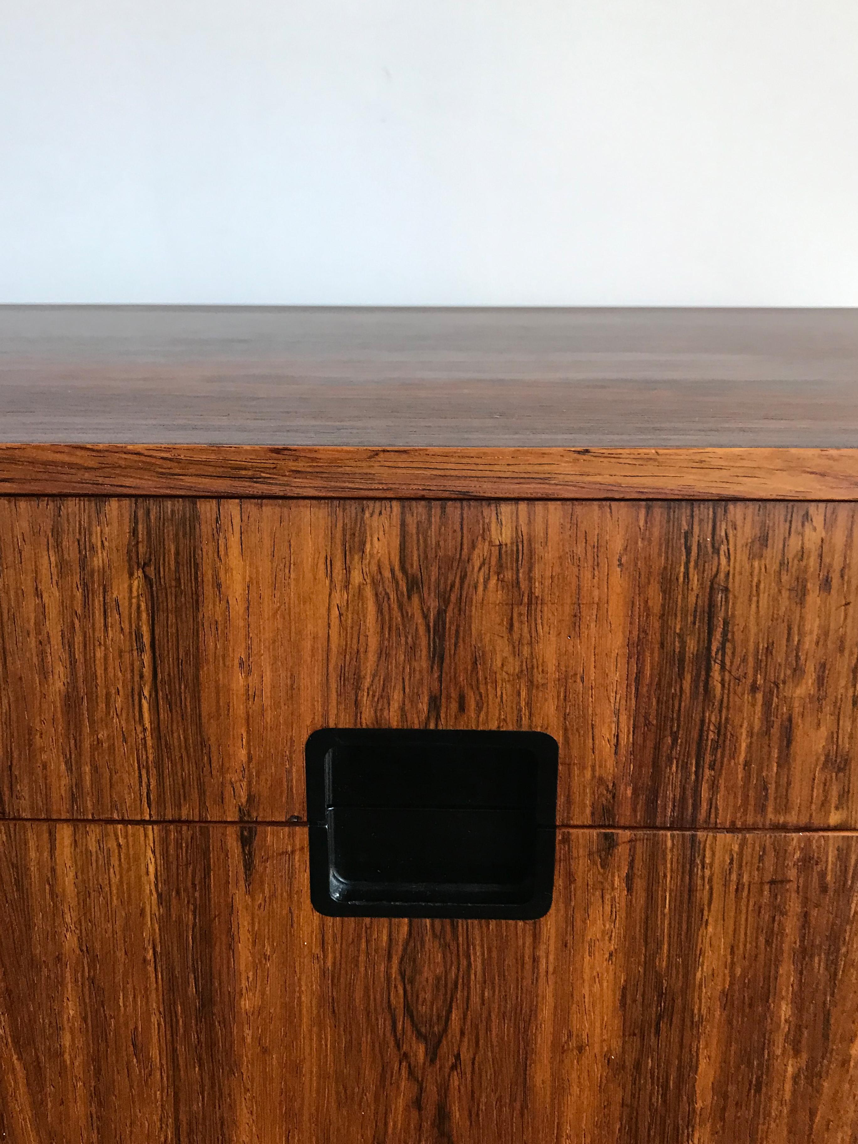 Hans Hove & Palle Petersen Scandinavian Dark Wood Midcentury Sideboard, 1960s 7