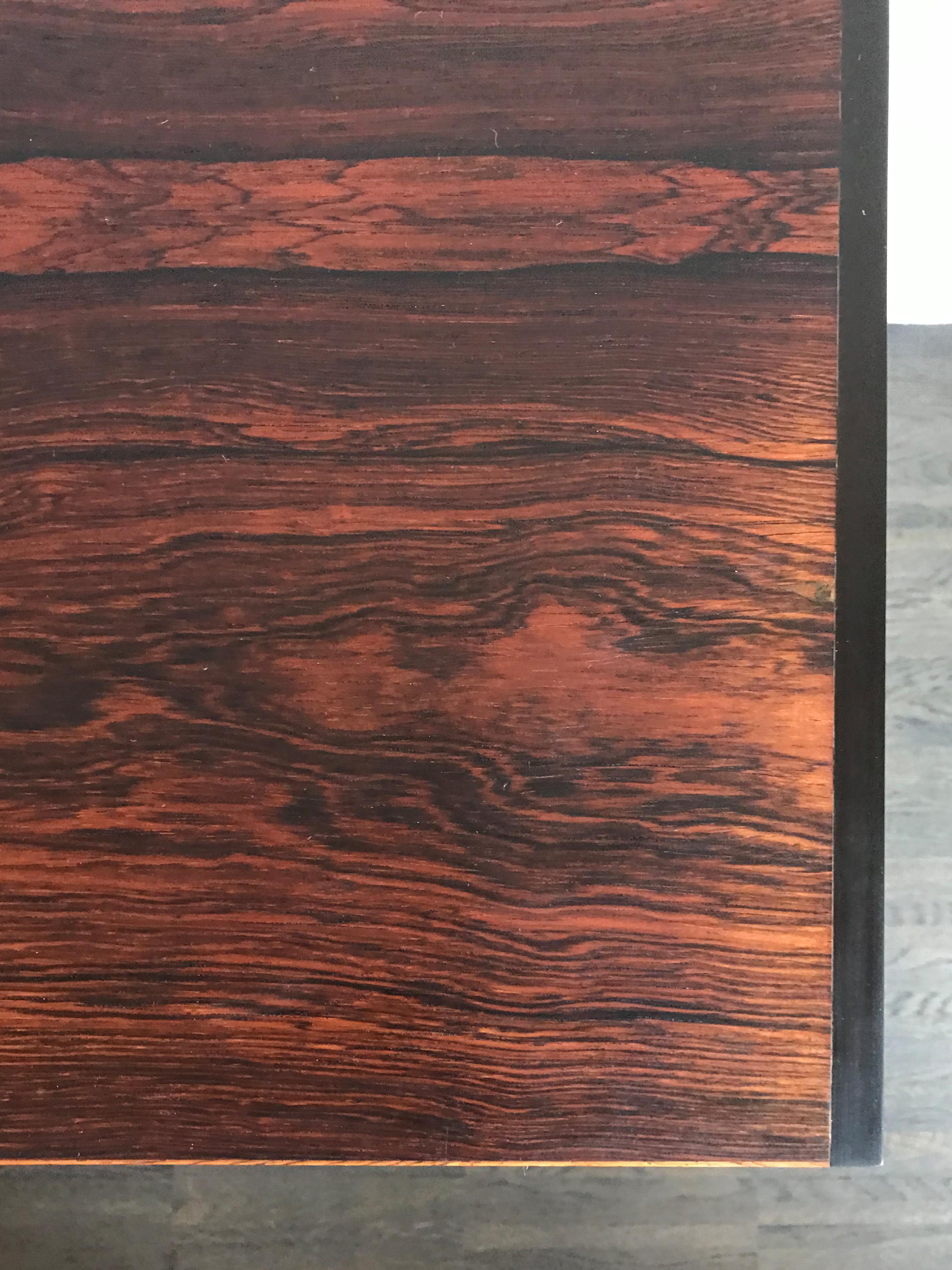 Hans Hove & Palle Petersen Scandinavian Dark Wood Midcentury Sideboard, 1960s 9