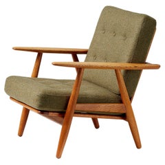 Hans J. Wegner 1950s Oak Cigar' Chair For Pat