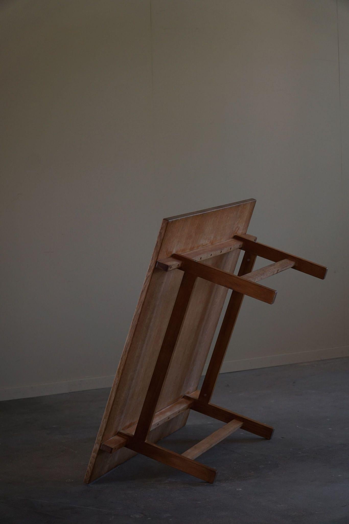 Hans J. Wegner, Table basse carrée en Oak, milieu du siècle danois, années 1960 en vente 3