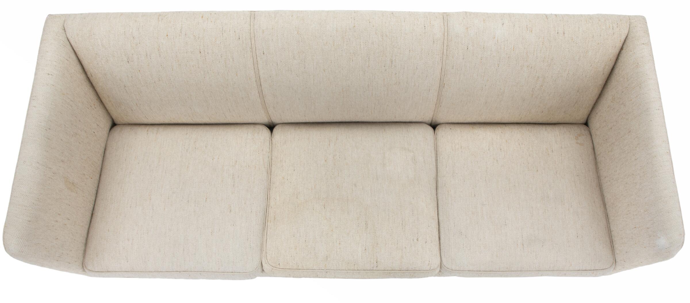 Hans J. Wegner: “AP 18”, Wool and Oak Three Seater Sofa Danés