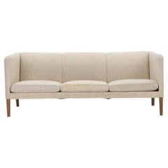 Hans J. Wegner: “AP 18”, Wool and Oak Three Seater Sofa