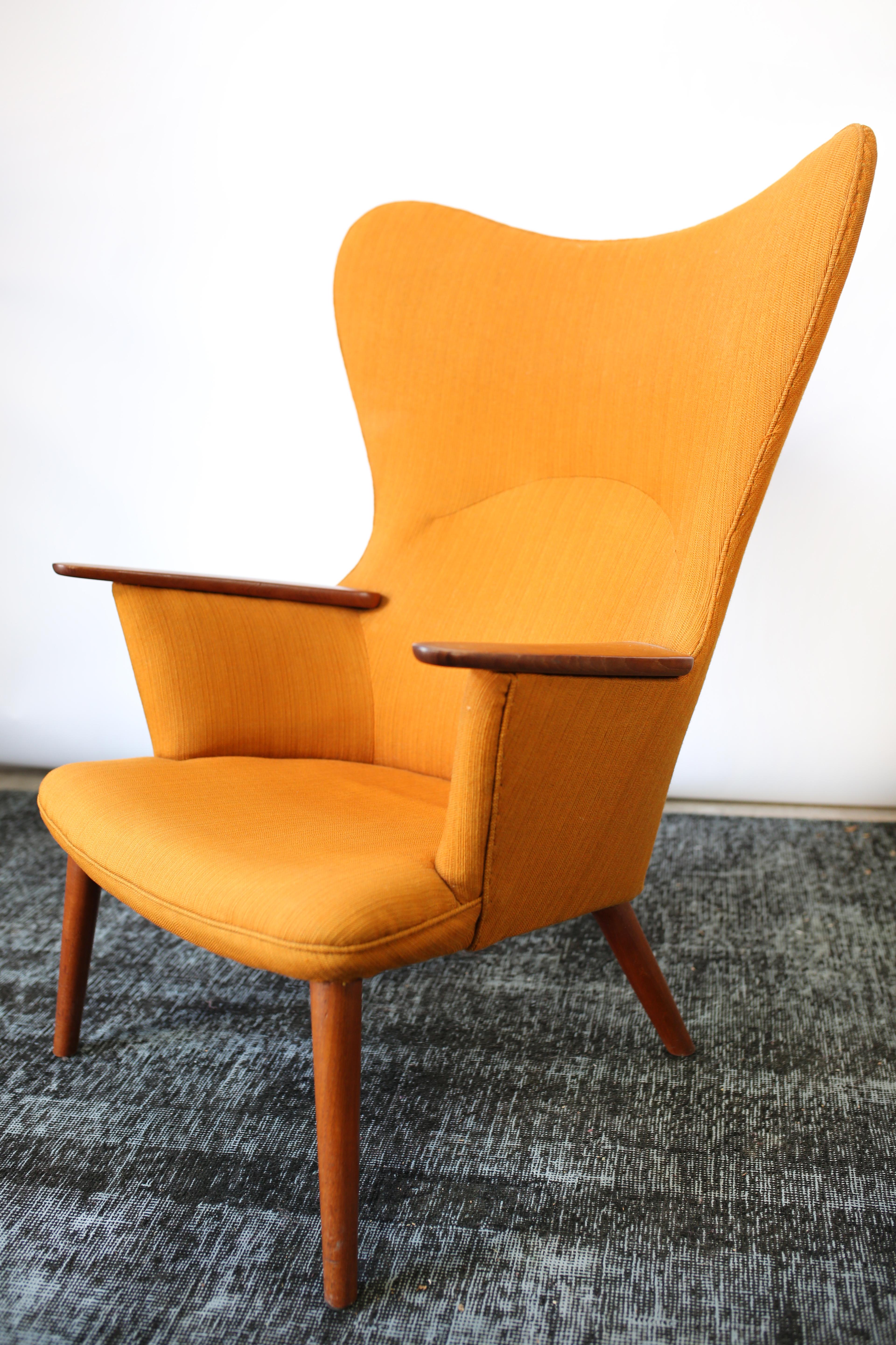 Danish Hans J. Wegner, AP 28, 'Mama Bear' Chair, 1954