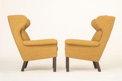 Hans J Wegner A.P Stolen wingback lounge chair 1960's