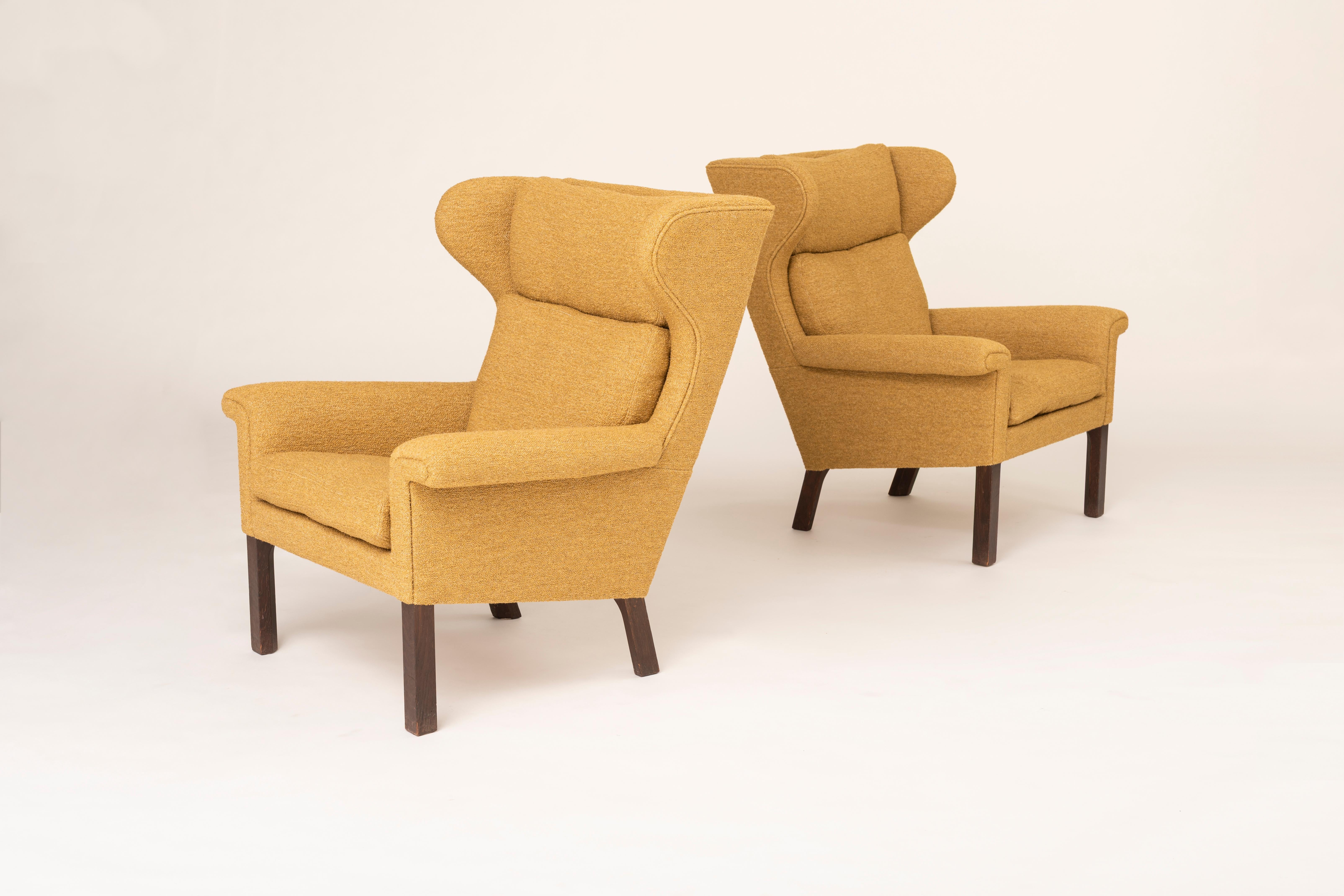 Hans J. Wegner A.P. Stolen Sillón con respaldo alto Años 60 Danés en venta