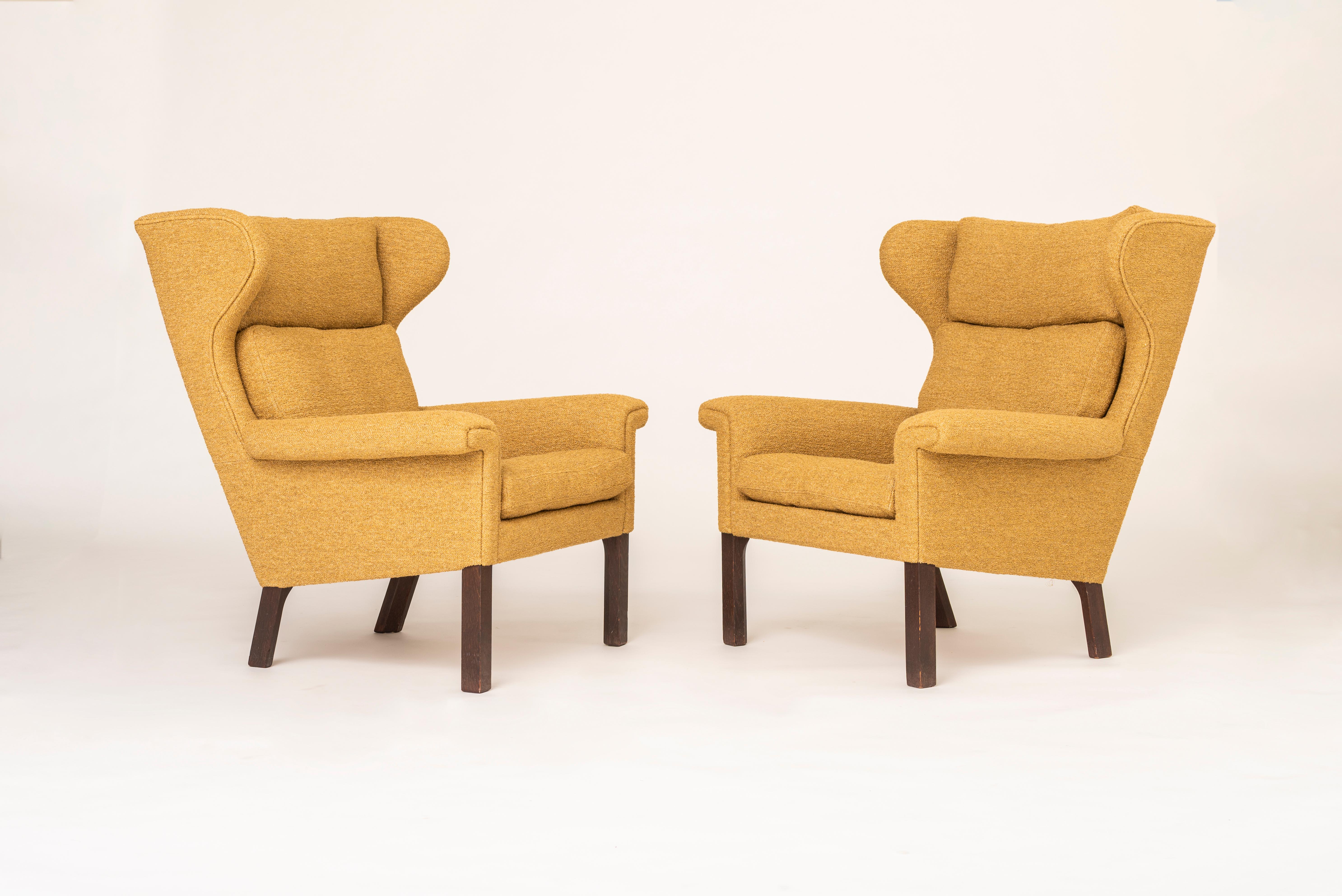 Hans J. Wegner A.P. Stolen Sillón con respaldo alto Años 60 en Bueno estado para la venta en Björnlunda, SE