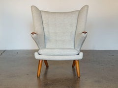 Hans J. Wegner AP19 Papa Bear Chair and Ottoman