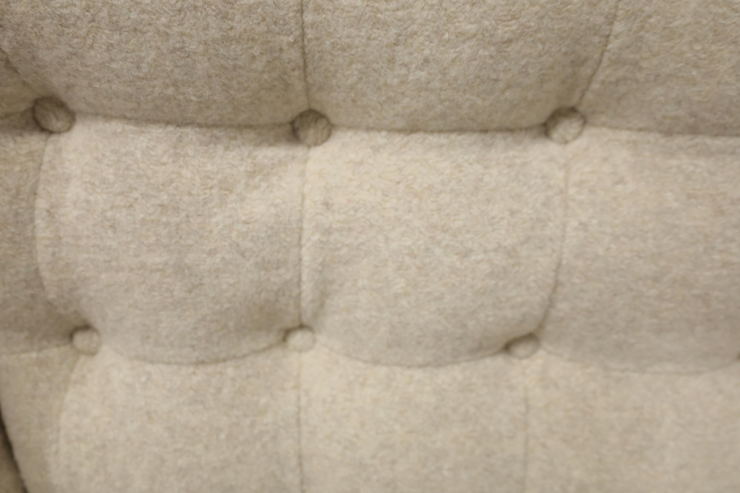 Upholstery Hans J. Wegner AP19 Papa Bear Chair in Holly Hunt Alpaca For Sale