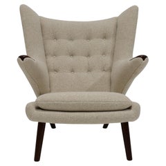 Hans J. Wegner AP19 Papa Bear Chair in Holly Hunt Alpaca