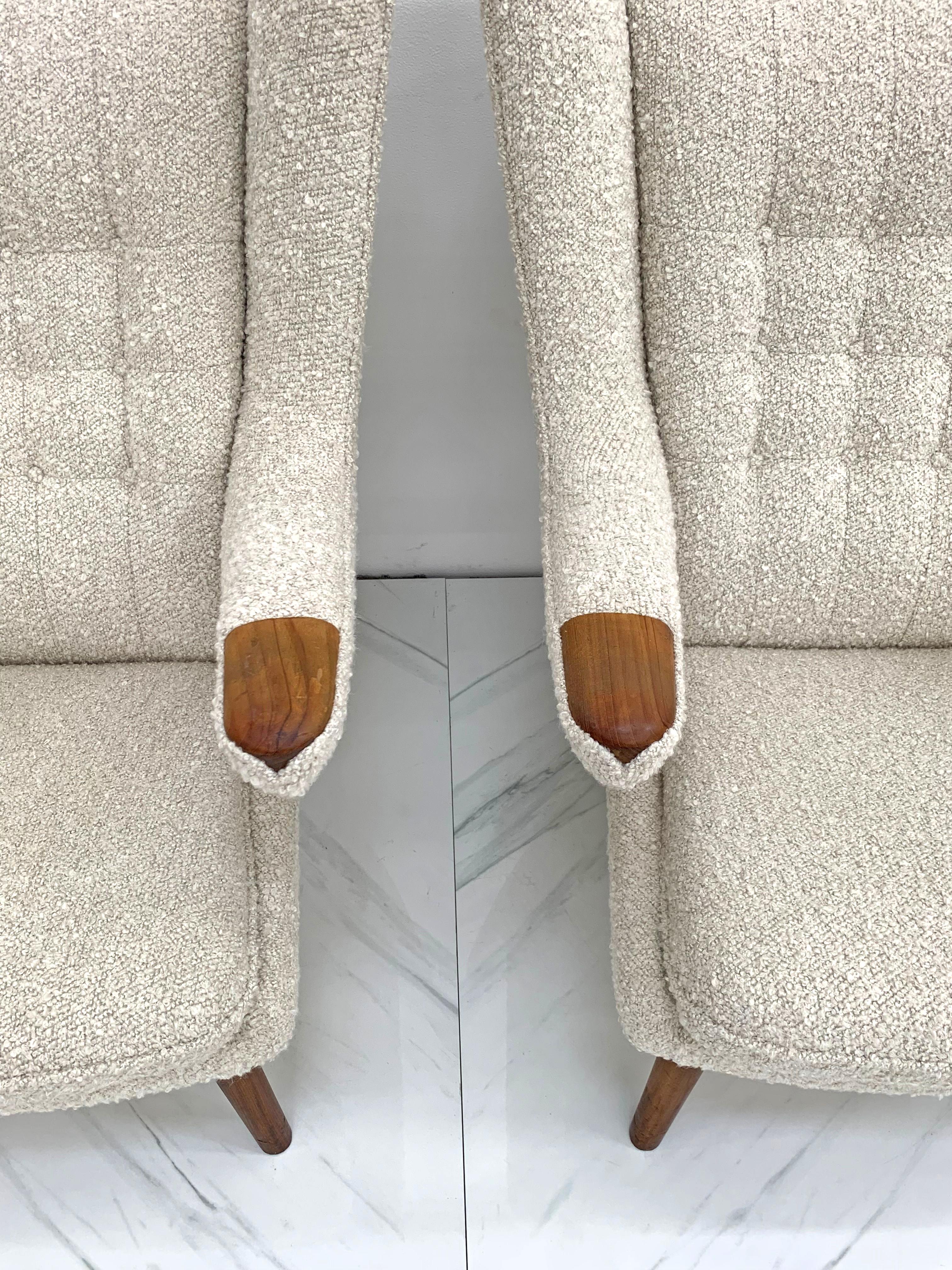 Hans J. Wegner AP19 Papa Bear Chairs and Ottoman for A.P. Stolen 1