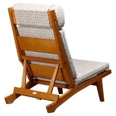 Hans J. Wegner AP71 Lounge Chair, Oak and Graphic fabric for AP Stolen, Denmark