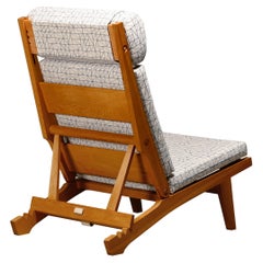 Hans J. Wegner AP71 Lounge Chair, Oak and Graphic fabric for AP Stolen, Denmark