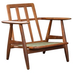 Hans J. Wegner Sessel Cigaren Modell GE-240, Teakholz und Eiche GE240, Sessel