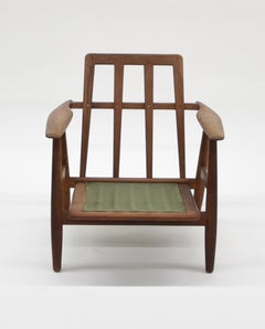 Hans J. Wegner Armchair Cigaren Model GE-240, Teak and Oak GE240 Chair