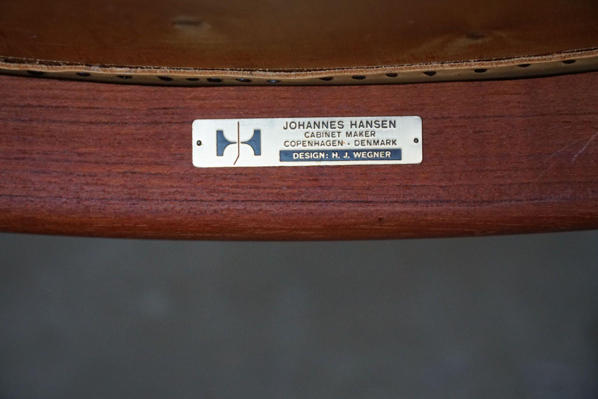 Hans J. Wegner, Armchair in Teak & Leather, 