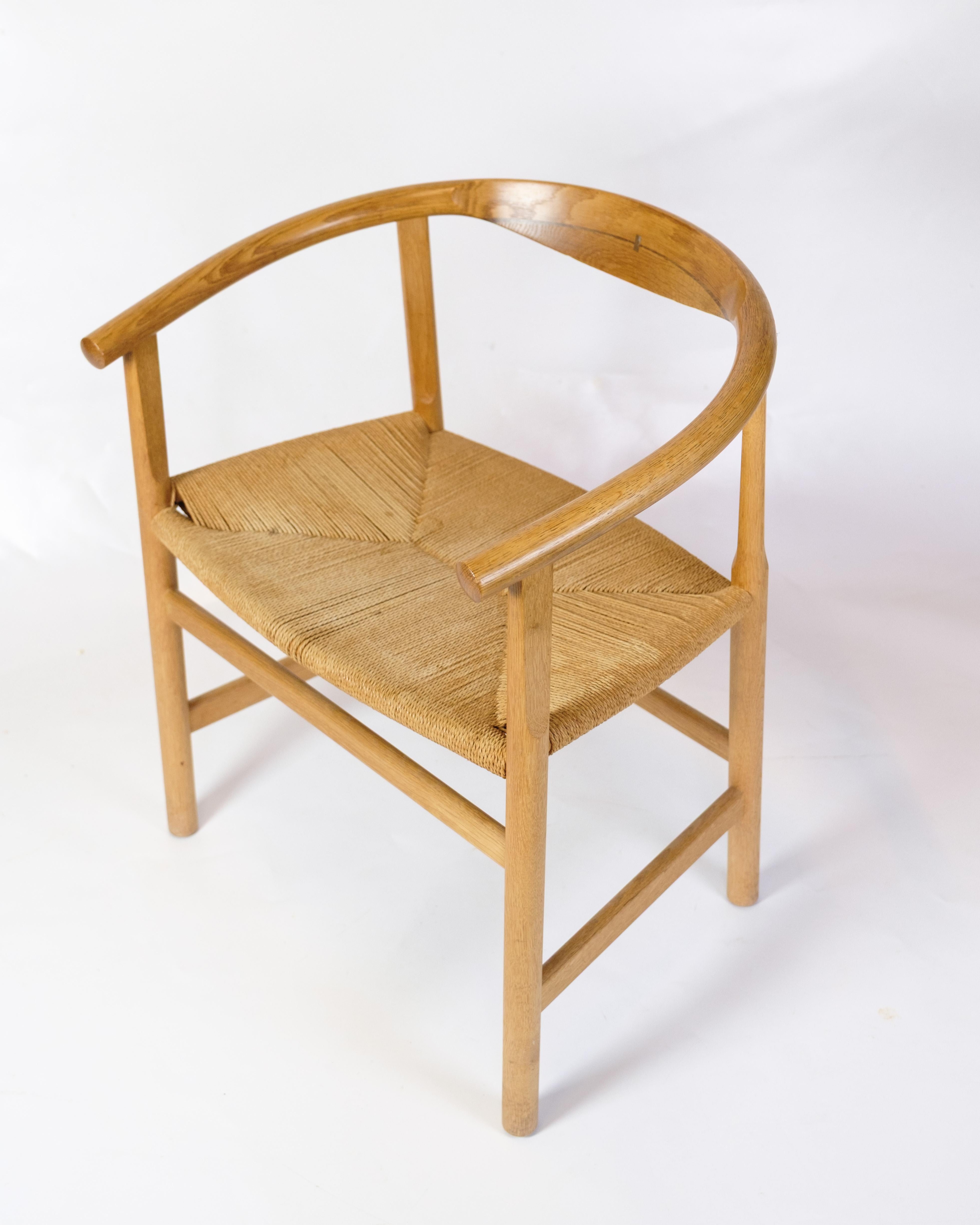 Poltrone Hans J. Wegner modello PP201 in Oak e Wengé per PP Møbler In condizioni buone in vendita a Lejre, DK