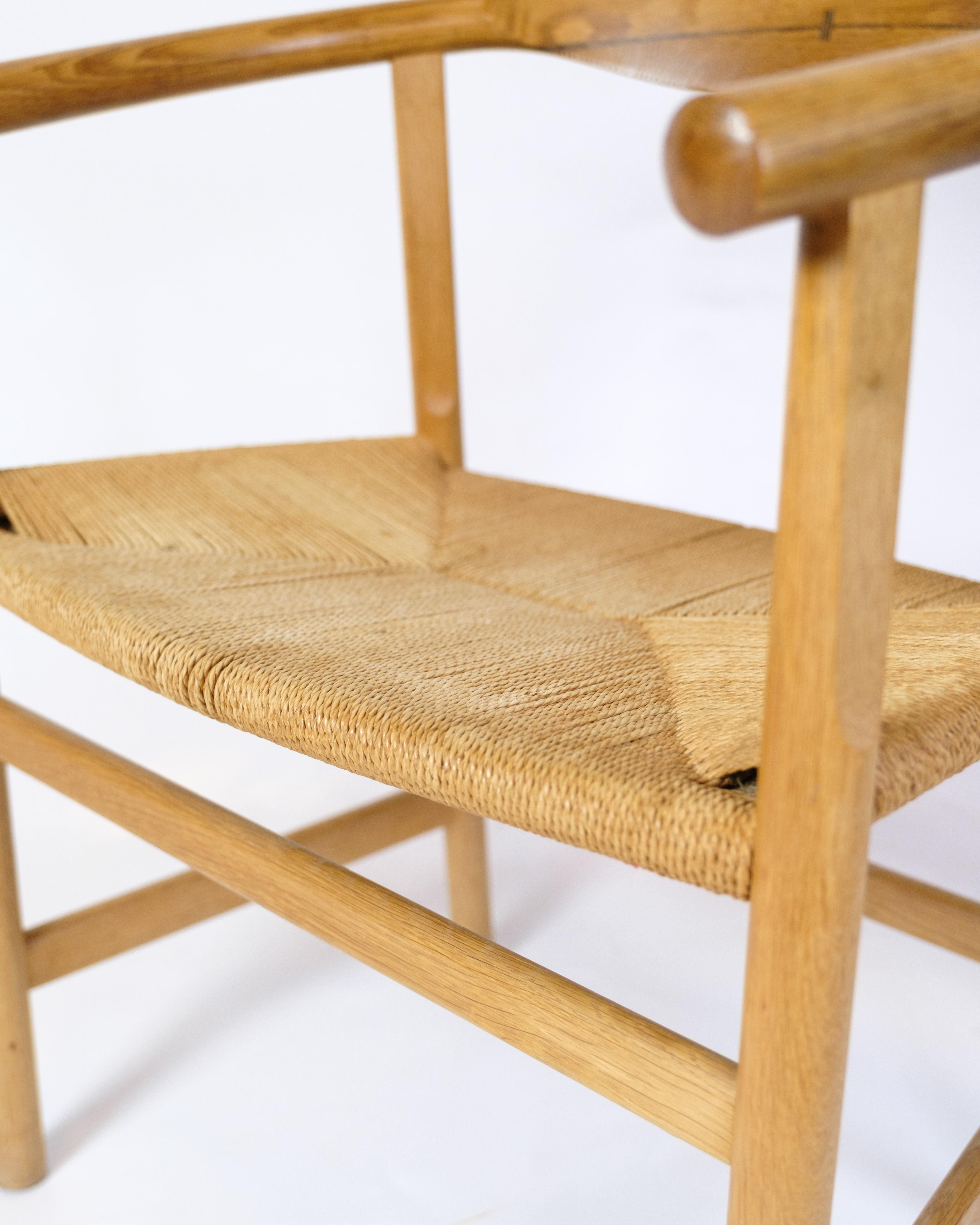 Quercia Poltrone Hans J. Wegner modello PP201 in Oak e Wengé per PP Møbler in vendita